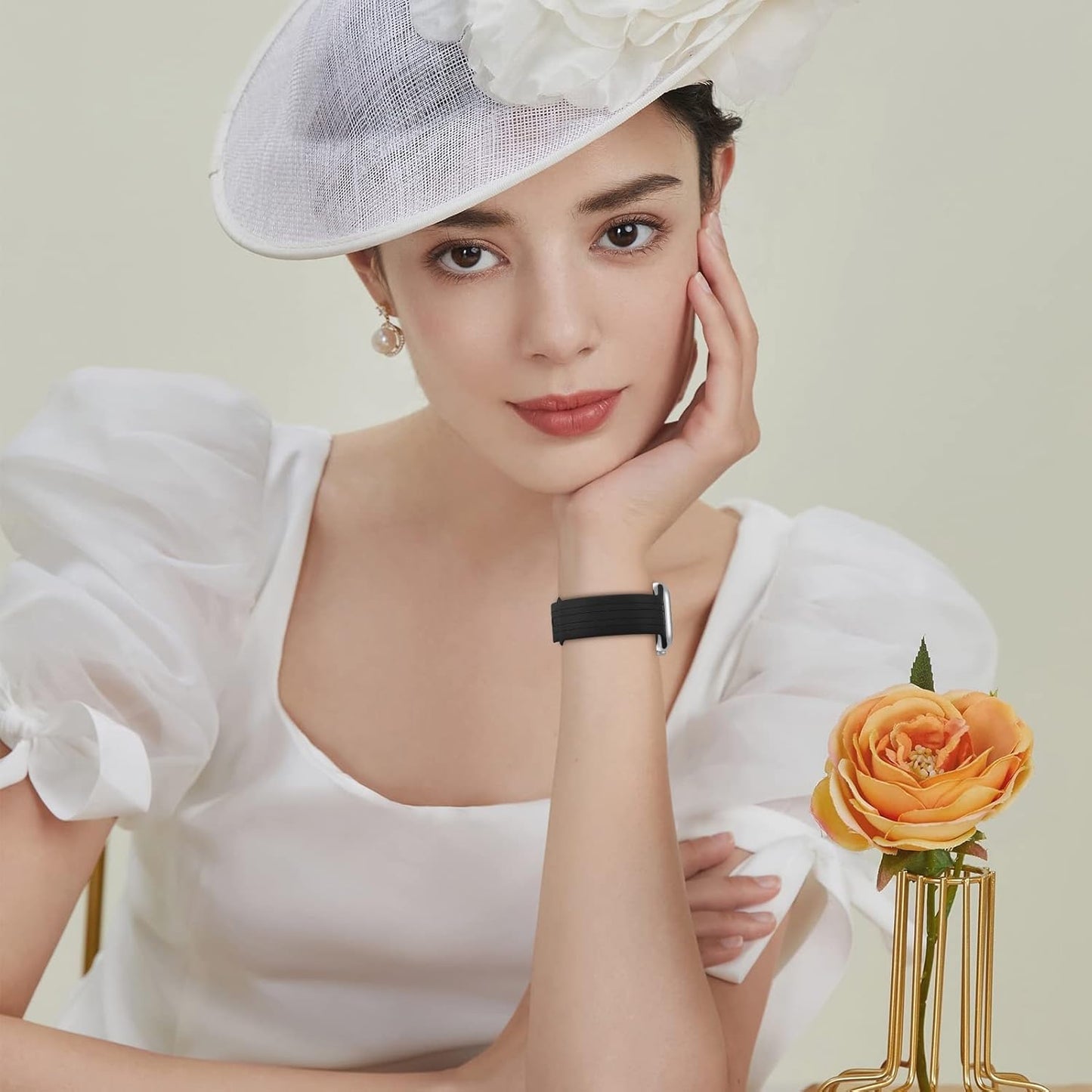 Designer Sport Bands Compatible with Apple Watch Band 38Mm 40Mm 41Mm 42Mm 44Mm 45Mm 49Mm Series 9 8 7 6 5 4 3 2 1 SE Women Men, Breathable Soft Silicone Strap Replacement Wristbands for Iwatch Bands