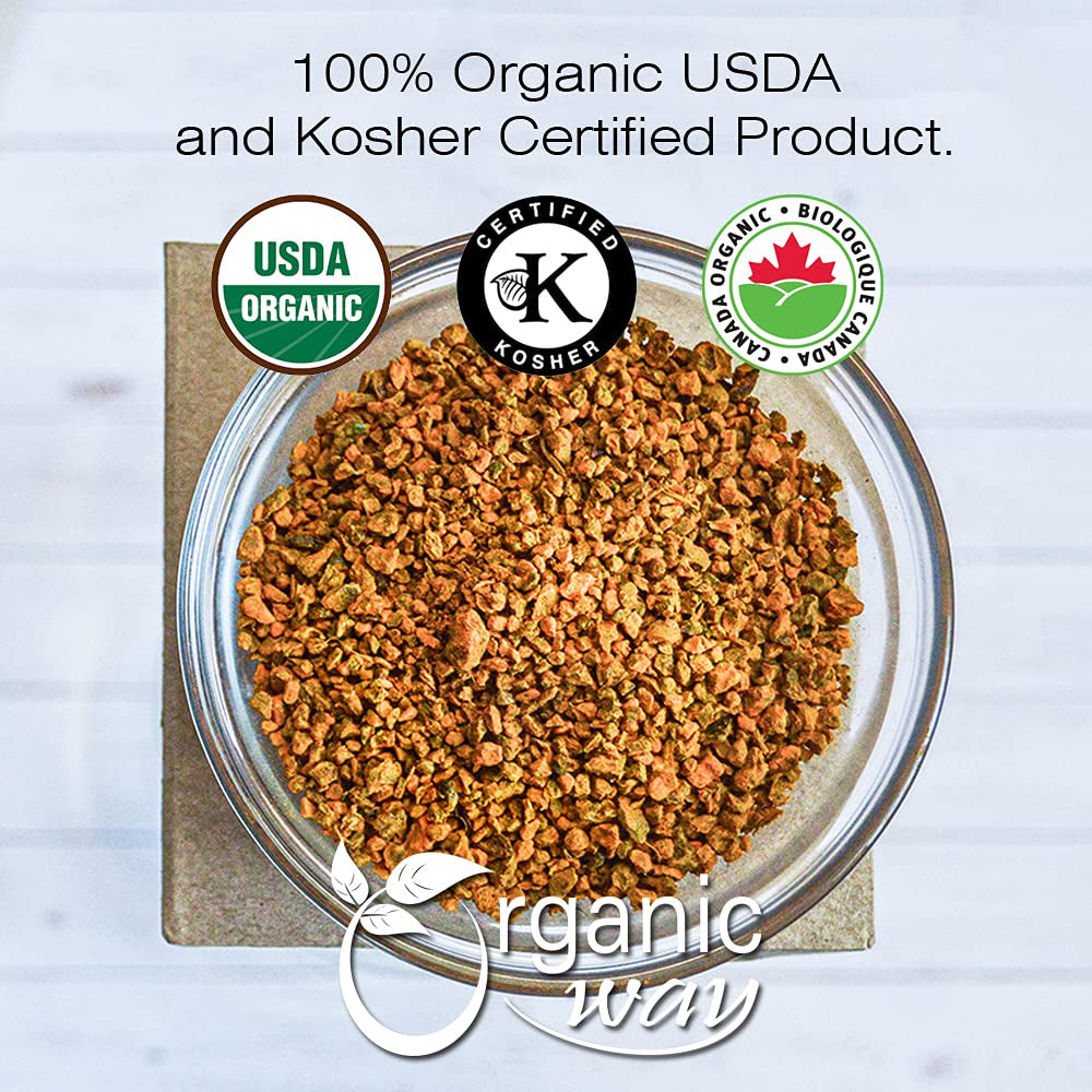 Turmeric/Haldi Root Cut & Sifted (Curcuma Longa) - Herbal Tea | Kosher & USDA Certified | Vegan, Non-Gmo & Gluten Free | 100% Raw from India (2LBS / 32Oz.) TLBH