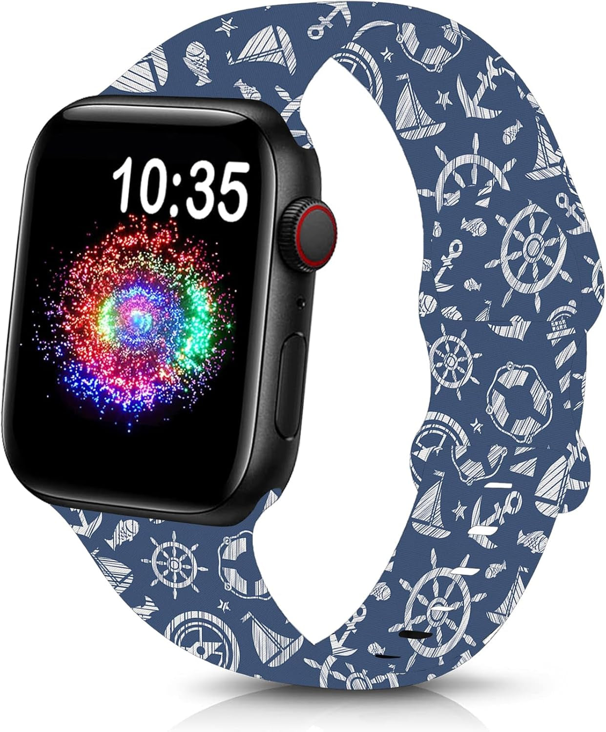 Cute Sport Wristband Compatible with Apple Watch Band 40Mm 44Mm 46Mm 41Mm 45Mm 38Mm 42Mm 49Mm,Soft Silicone Replacement Strap for Iwatch Series 10 9 Ultra SE 8 7 6 5 4 3 2 1 for Women Men