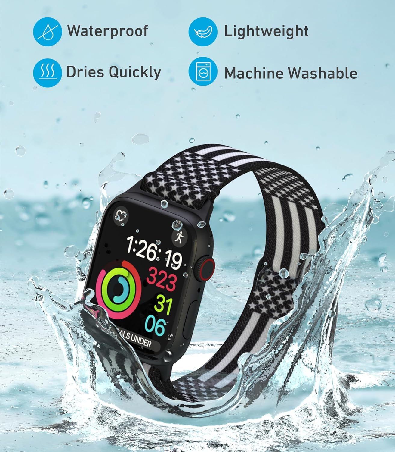 Nylon Apple Watch Bands Unisex - Iwatch 1/2/3/4/5/6/7/8/9/Se/Ultra 2 Bands for 38Mm/40Mm/41Mm/42Mm/44Mm/45Mm/49Mm - 1/4/6/8 Variety Multipack
