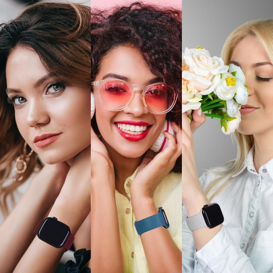 Sport Silicone Strap for Apple Watch Band Imprinted Compatible with Iwatch Full Series 38Mm 40Mm 41Mm 42Mm 44Mm 45Mm 49Mm Suitable for Men and Women Multi Color Available