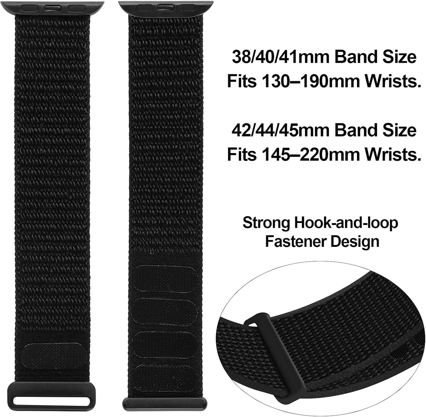 15 PACK Sport Loop Nylon Band Compatible with Apple Watch Band 38Mm 40Mm 41Mm 42Mm 44Mm 45Mm 49Mm Ultra Iwatch Series 8 7 6 SE 5 4 3 2 1 Strap, Fit for Iphone Watch Band Women Men Stretchy Elastic Braided