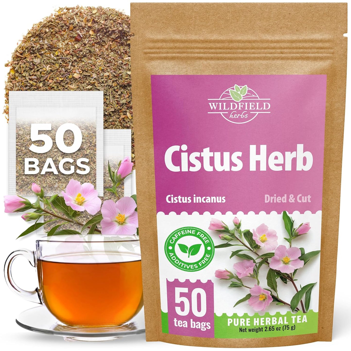 100 Bags Ginger Tea Bags Ginger Root Tea Dry Dried Herb (Zingiber Officinale) - 100 Count 1.5G Tea Bags Ginger Raíz De Jengibre TLBH