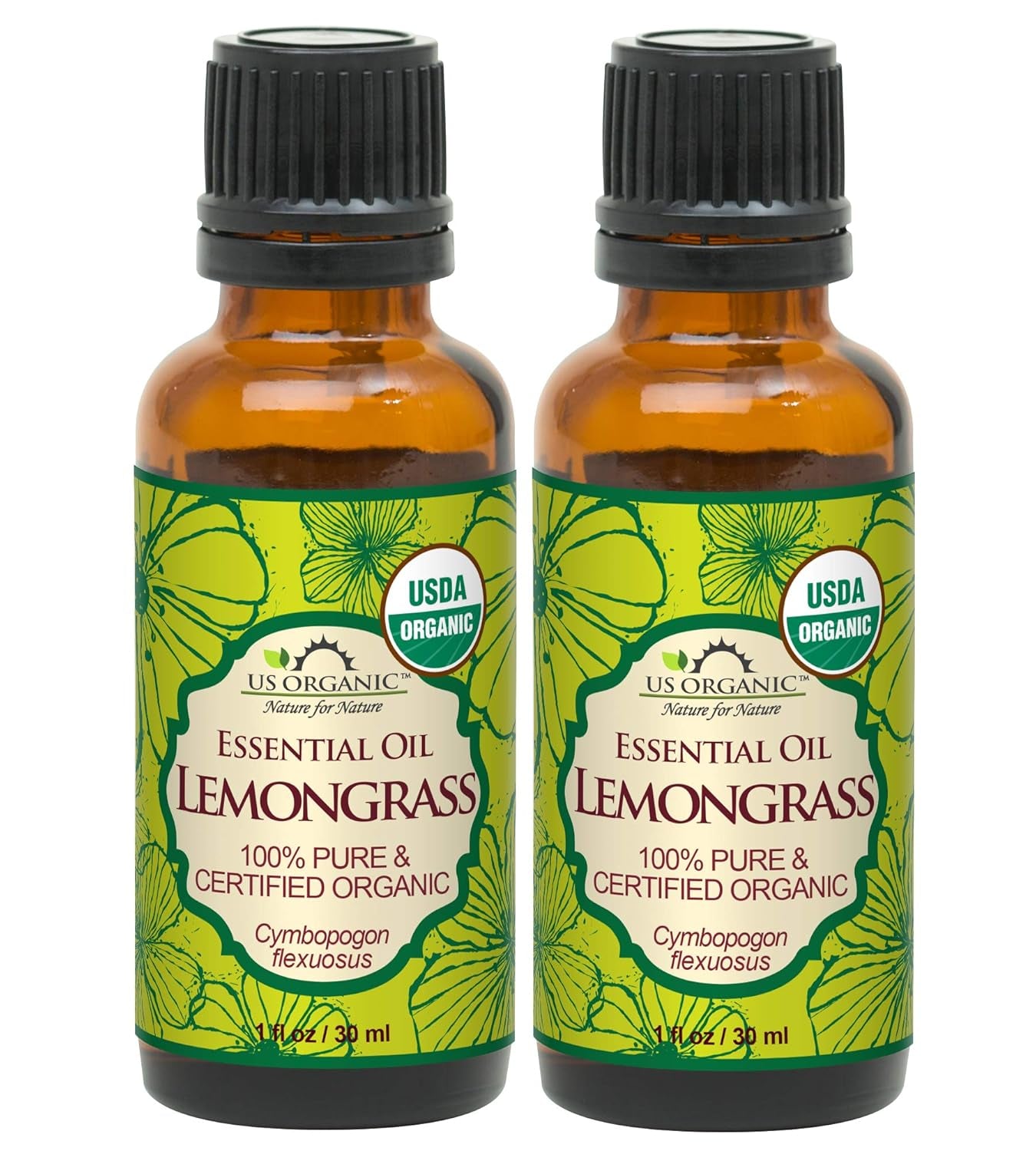 100% Pure Peppermint Essential Oil - USDA Certified Organic - 10 Ml Pack of 2 - W/Improved Caps and Droppers (More Size Variations Available) TLBH