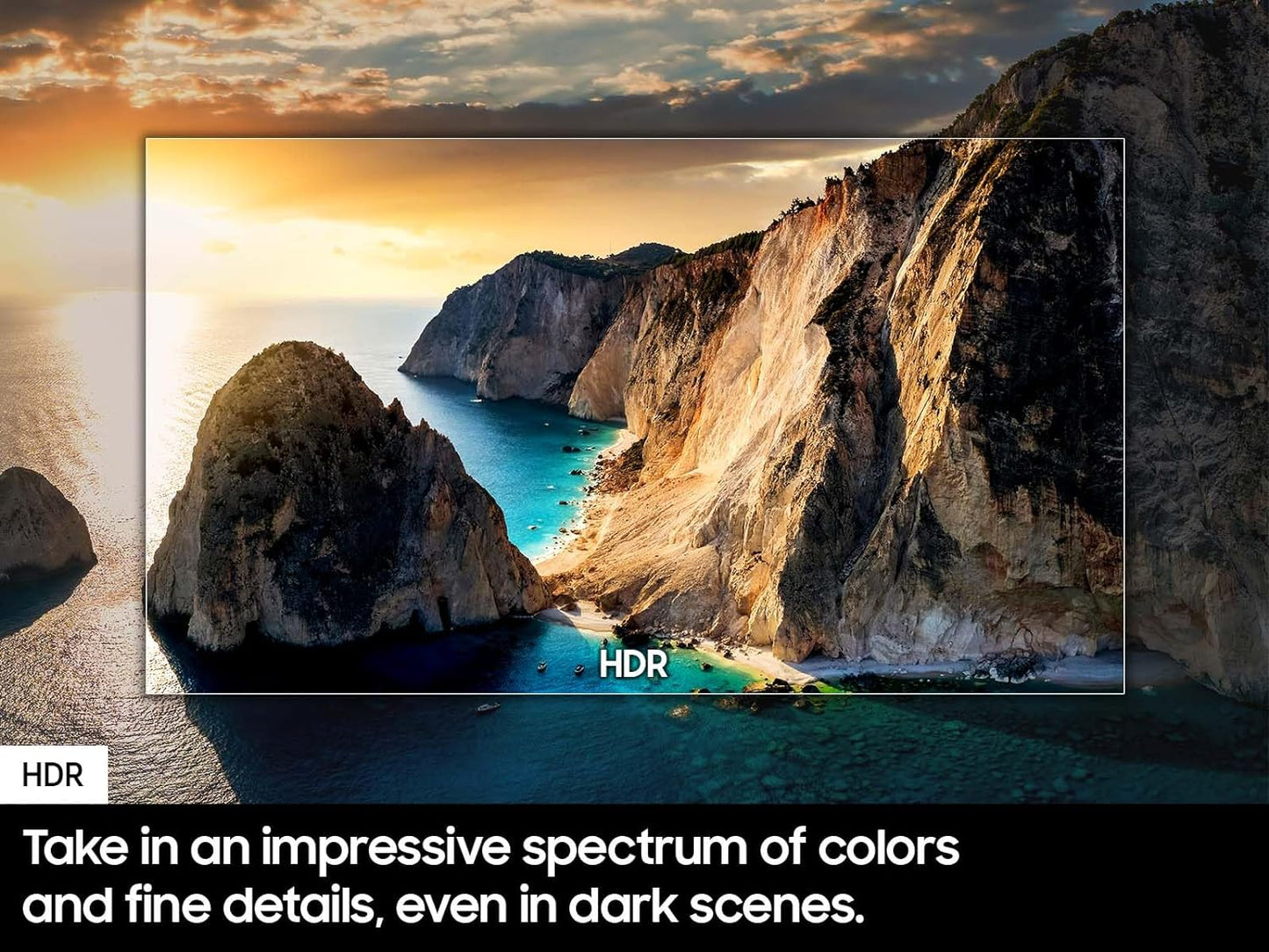 65-Inch Class Crystal UHD 4K DU7200 Series HDR Smart TV W/Object Tracking Sound Lite, Purcolor, Motion Xcelerator, Mega Contrast, Q-Symphony (UN65DU7200, 2024 Model)