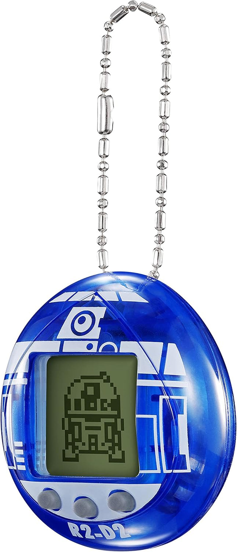 TAMAGOTCHI 88822 Star Wars R2D2 Virtual Pet Droid with Mini-Games, Animated Clips, Extra Modes and Key Chain, Multicolour BanUK