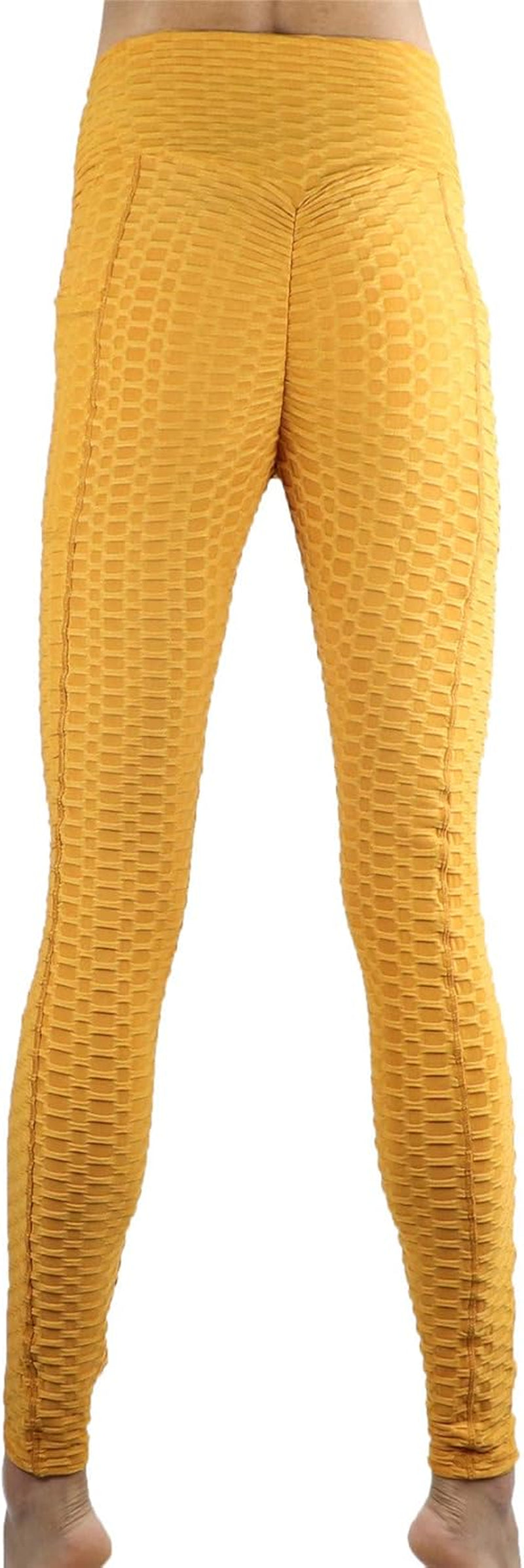 Women'S Butt Lifting Leggings High Waist Yoga Pants Workout Tummy Control Sport Booty Tights with Pockets