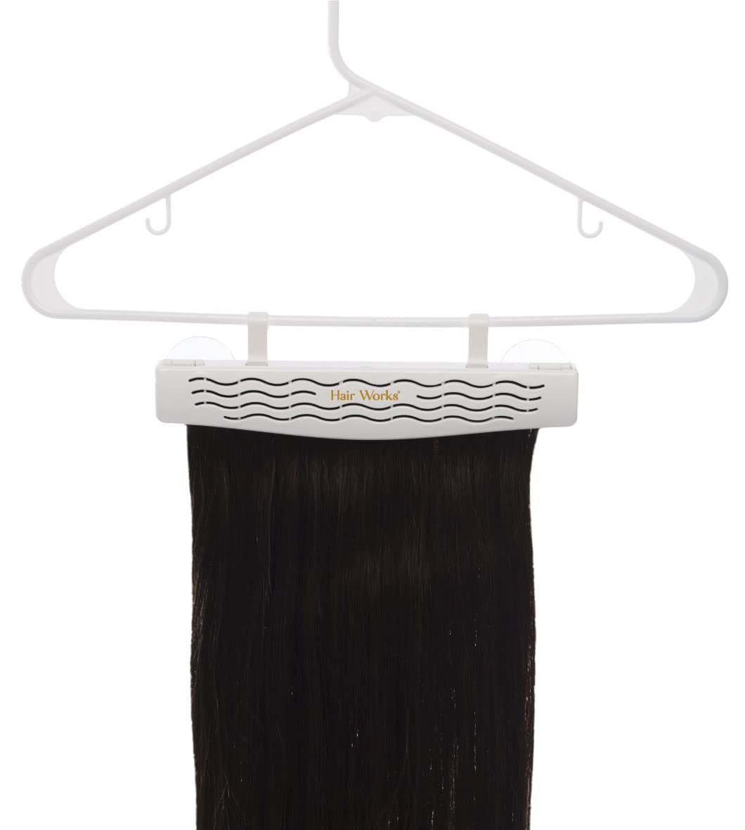 4-In-1 Hair Extension Style Caddy - Lightweight, Waterproof and Portable, This Hair Extension Holder Is Designed to Securely Hold Your Extensions While You Wash, Style, Pack and Store Them