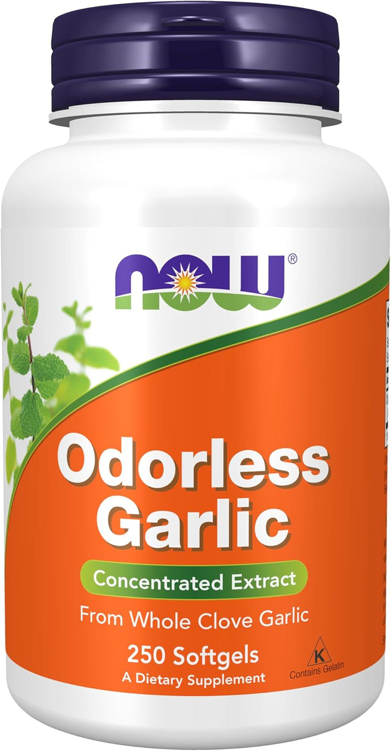 Supplements, Odorless Garlic (Allium Sativum), Concentrated Extract, 250 Softgels TLBH