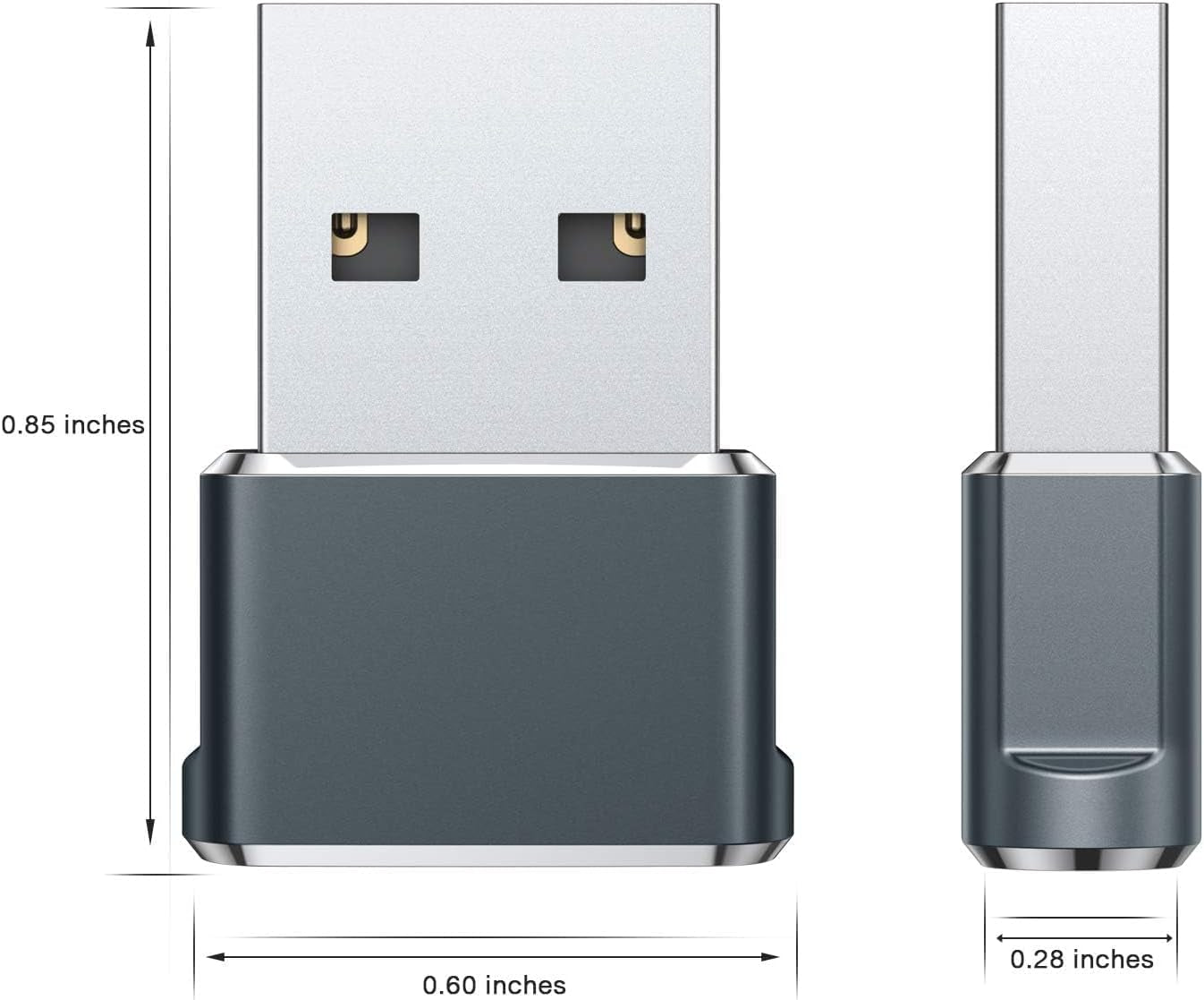 USB to USB C Adapter,Iphone 16 16E 15 Pro Max Charger Adapter 3Pack,Usbc Female to USB a Male,Type C OTG Converter for Apple Watch Iwatch 10 9 Se,Airpod,Ipad Mini Air,Samsung Galaxy S25 S24