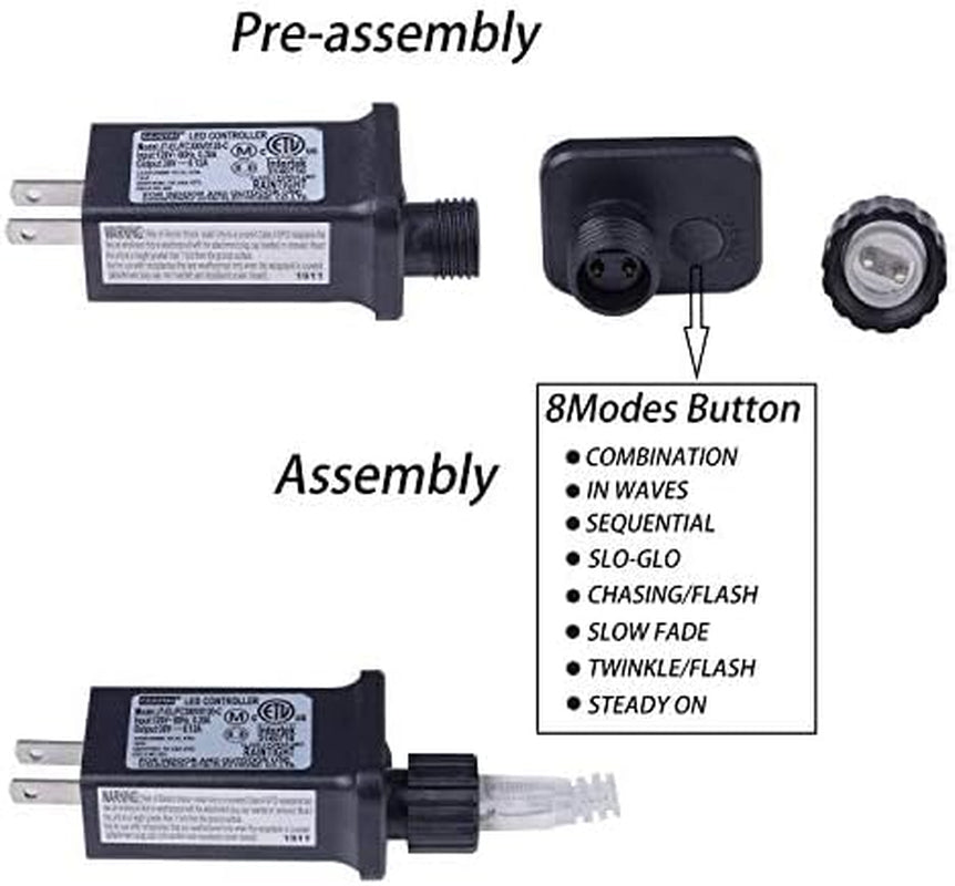 Pink Curtain Lights - 8 Modes LED Fairy String Lights for Windows, Ideal for Christmas, Valentine'S Day, Weddings, Party Room Decor