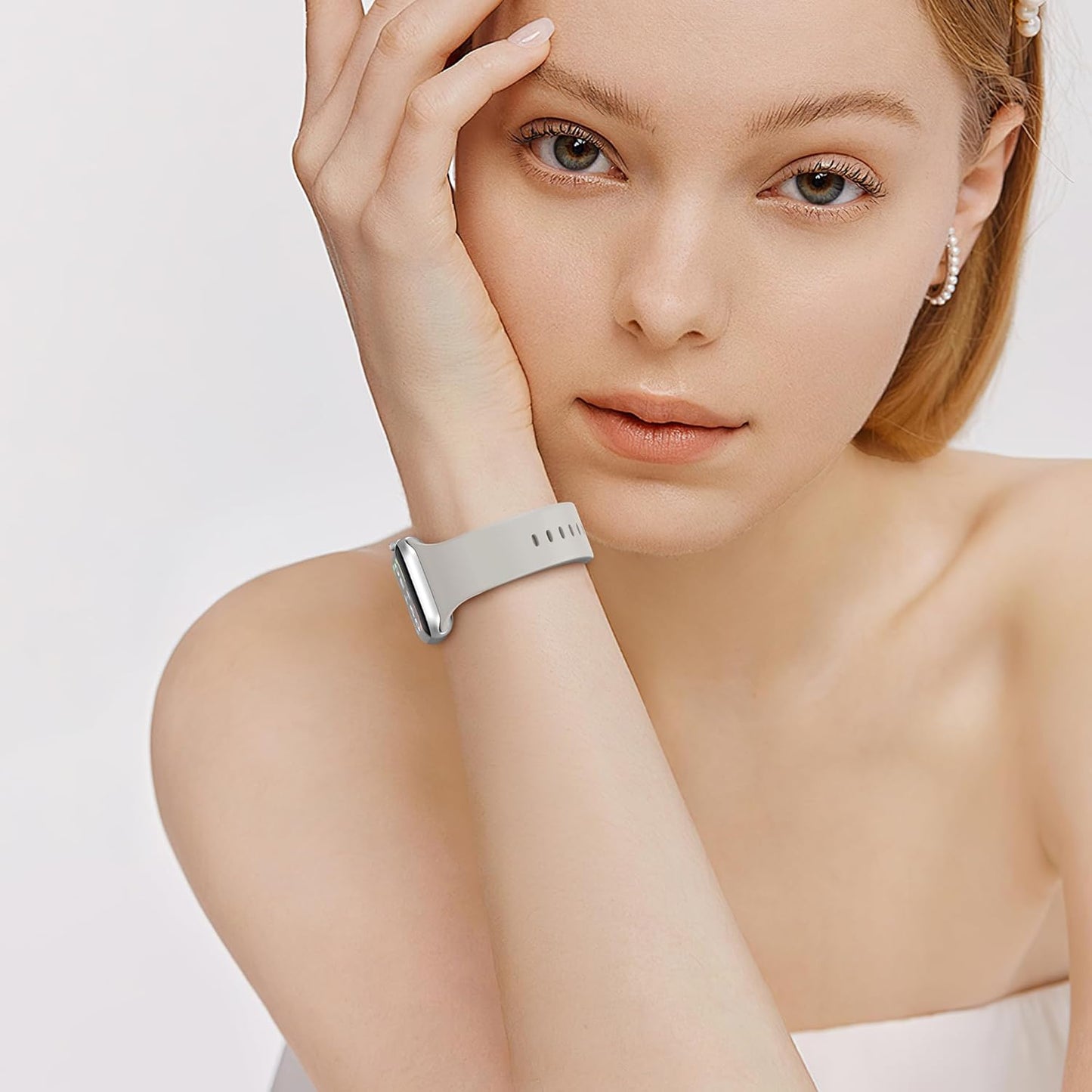 6 Pack Bands Compatible with Apple Watch Band 49Mm 46Mm 45Mm 44Mm 42Mm 41Mm 40Mm 38Mm for Women Men, Sport Silicone Breathable Strap for Iwatch Series Ultra 10 9 8 SE 7 6 5 4 3 2 1