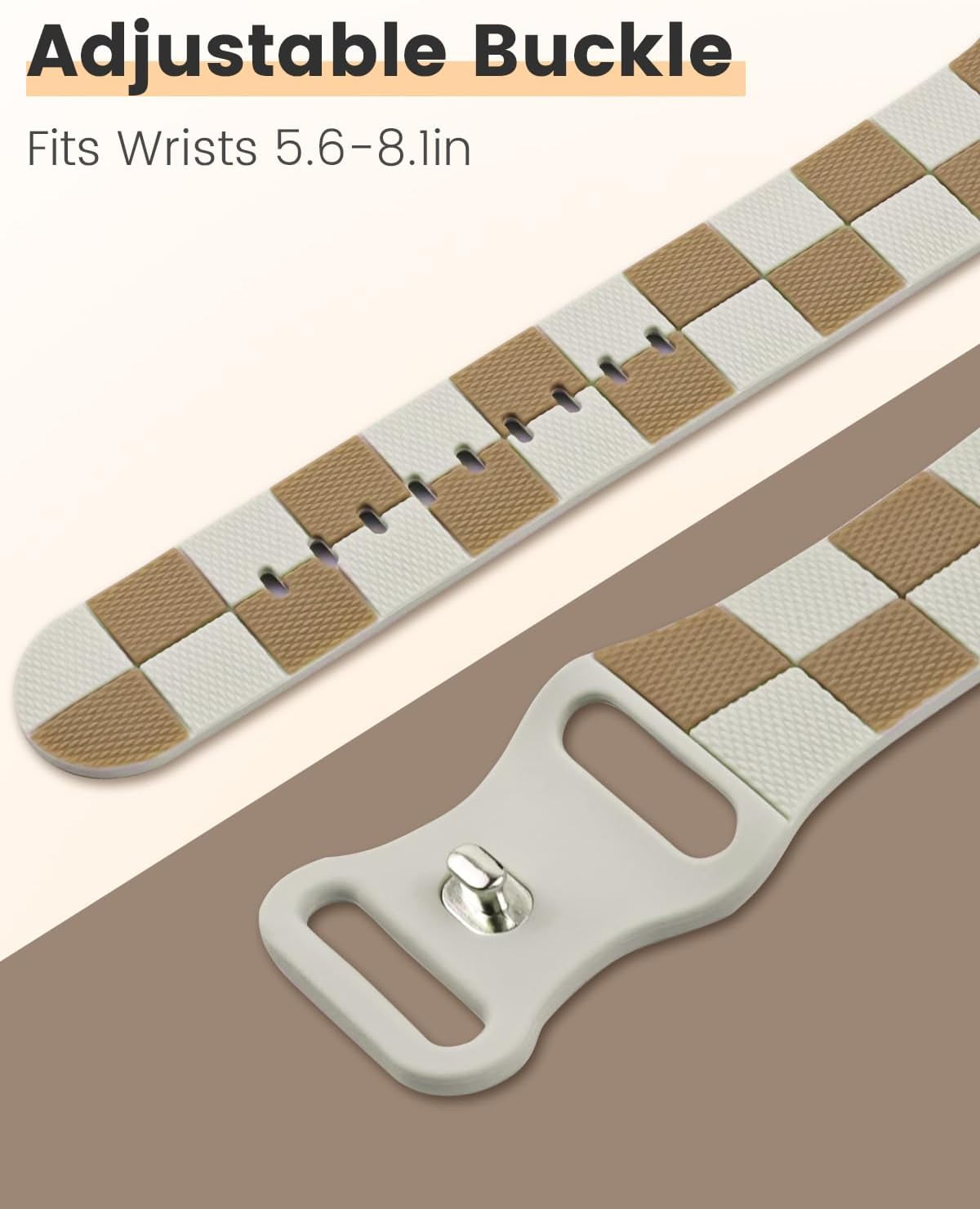 Checkered Bands Compatible with Apple Watch Band 38Mm 40Mm 41Mm 42Mm 44Mm 46Mm 45Mm 49Mm Women Men, Soft Silicone Preppy Checkerboard Sport Strap for Iwatch Ultra 2/1 Series 10 9 8 SE 7 6 5 4 3 2 1