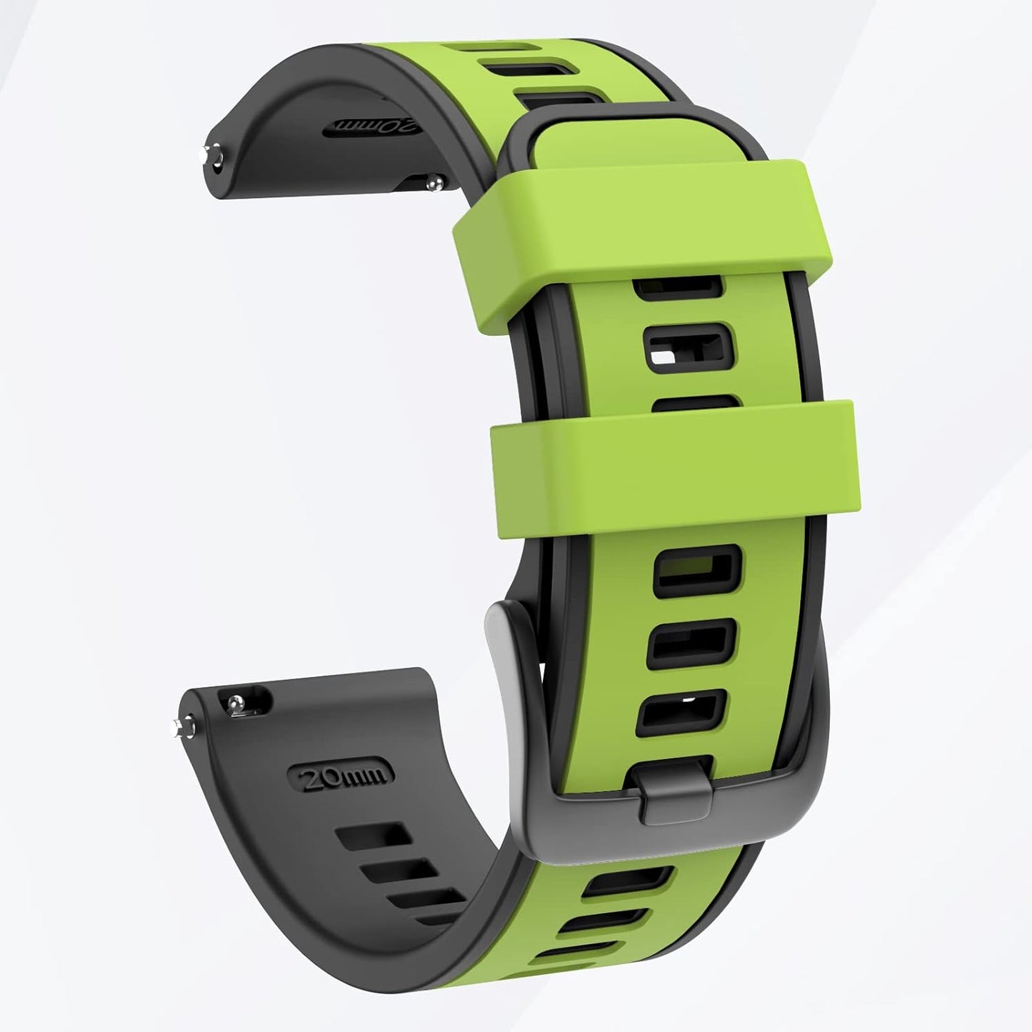 Compatible with Garmin Vivoactive 4/ Samsung Galaxy Watch 46Mm, 22Mm Silicone Band for Ticwatch Pro S2/ Venu 2/Samsung Gear S3 Classic/Samsung Gear S3 Frontier/Huawei Watch GT Smartwatch