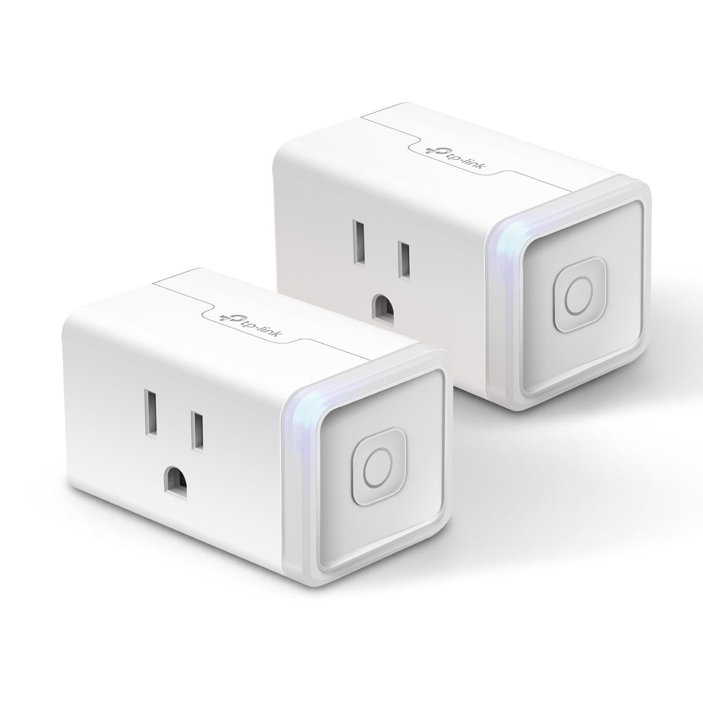 Plug Ultra Mini 15A, Smart Home Wi-Fi Outlet Works with Alexa, Google Home & IFTTT, No Hub Required, UL Certified, 2.4G Wifi Only, 2 Count (Pack of 1)(EP10P2) , White