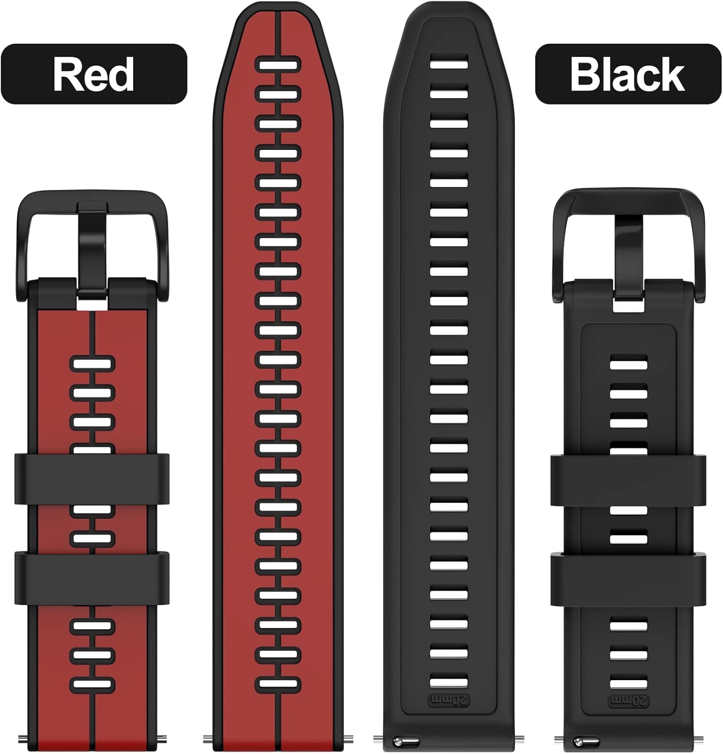 Compatible with Vivoactive 3 Band, 20Mm Width Soft Silicone Watch Bands Replacement for Garmin Vivomove 3/Music/Luxe/Style/Hr/Forerunner 245/645 Music/Samsung Galaxy Watch 42Mm Smartwatches