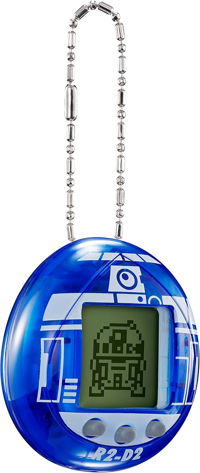 TAMAGOTCHI 88822 Star Wars R2D2 Virtual Pet Droid with Mini-Games, Animated Clips, Extra Modes and Key Chain, Multicolour BanUK