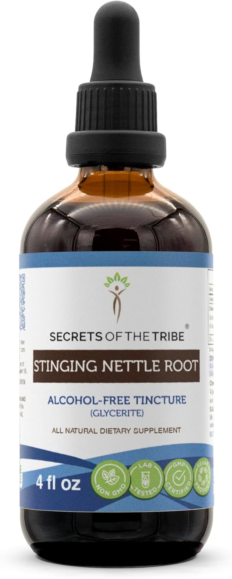 Stinging Nettle Alcohol-Free Liquid Extract, Stinging Nettle (Urtica Dioica) Dried Root (2 FL OZ) TLBH