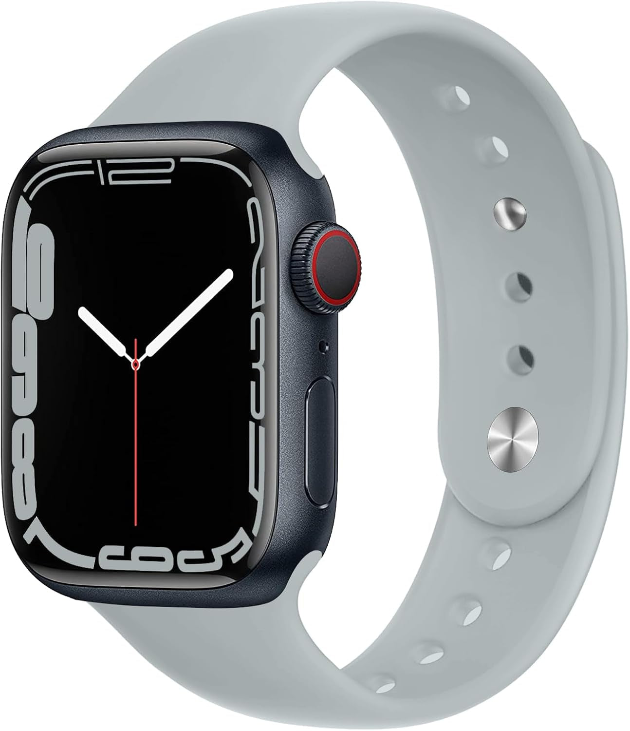 Sport Bands for Apple Watch Band 40Mm 44Mm 45Mm 49Mm 41Mm 38Mm 42Mm Women/Men,Soft Silicone Strap for Apple Watch Series 9,Ultra 2,8,Ultra,Se,7 6 5 4 3,Correa Iwatch Bands Wristband