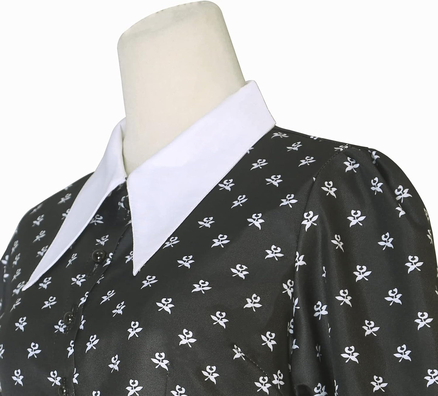 Wednesday Addams Costume Women Dress Halloween Girls Cosplay Outfits