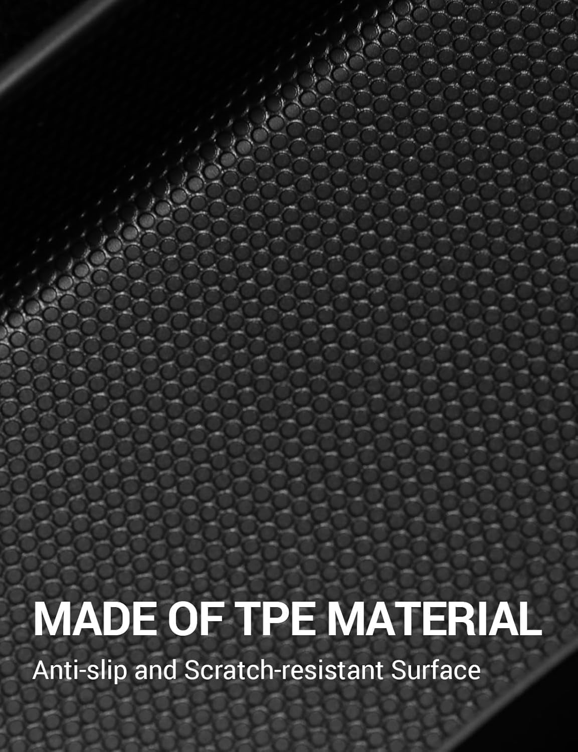 Upgraded Tesla Model S Model X Lower Center Console Organizer Tray, Bottom Console Pad Armrest Storage Box Fit Model S Model S Plaid Model X Model X Plaid Interior Accessories 2022-2025