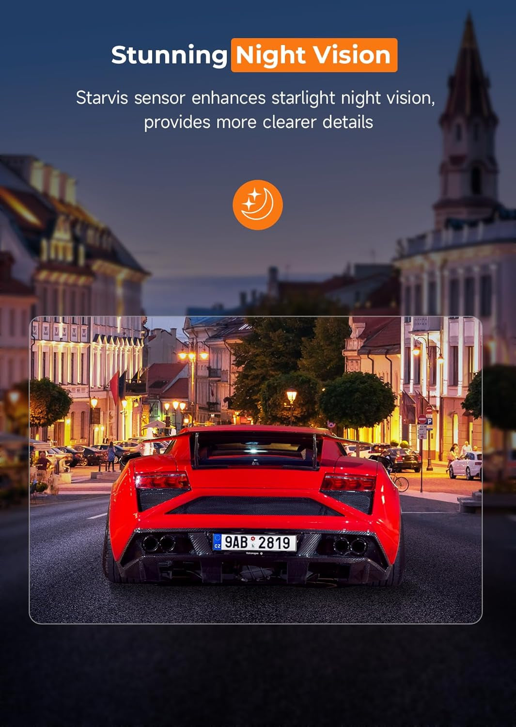 Dash Cam Wifi 2.5K Dashcam, Front Dash Camera for Cars, Mini Dashcams with App, Night Vision, G-Sensor, Loop Recording, 24H Parking Mode, with 32G SD Card, Support 256GB Max