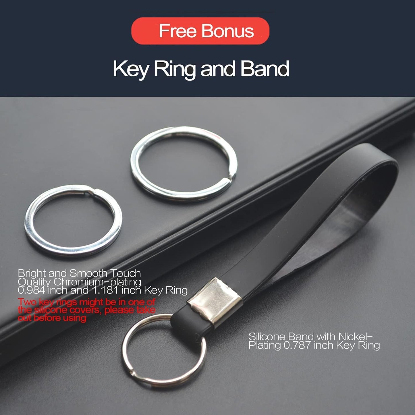 2Pcs Compatible with Toyota Tacoma Prius Venza Corolla Crown Sequoia Tundra Grand Highlander RAV4 Prime Mirai Smart 4 Buttons Key Fob Cover Case Key Chain Protector Keyless Entry Remote Holder