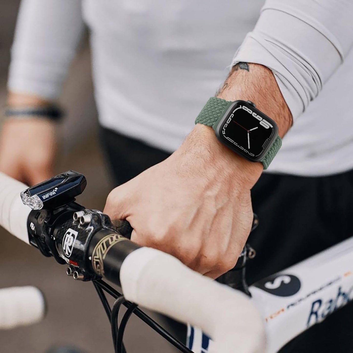 Elastic Braided Band Compatible with Apple Watch 38Mm 40Mm 41Mm 42Mm 44Mm 45Mm 46Mm Women Men, Stretchy Solo Loop Soft Nylon Sport Band for Iwatch Ultra 2 SE Series 10 9 8 7 6 5 4 3 2 1,Cactus