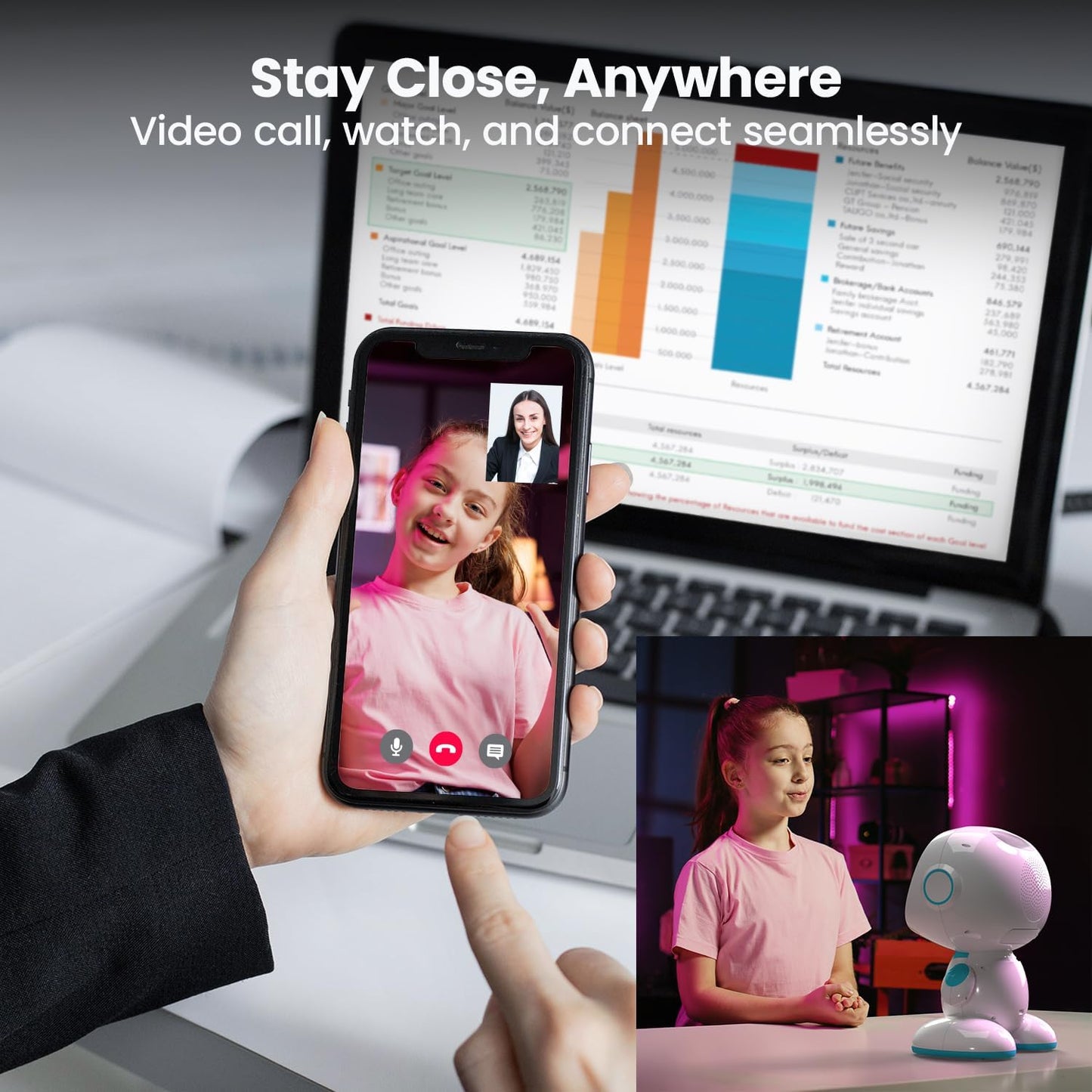 2: Ai-Powered Smart Robot for Kids | STEM Learning & Educational Robot | Interactive, Voice-Activated Robot with Learning Apps & Fun Games for Boys & Girls Aged 5-12 | Sky Blue