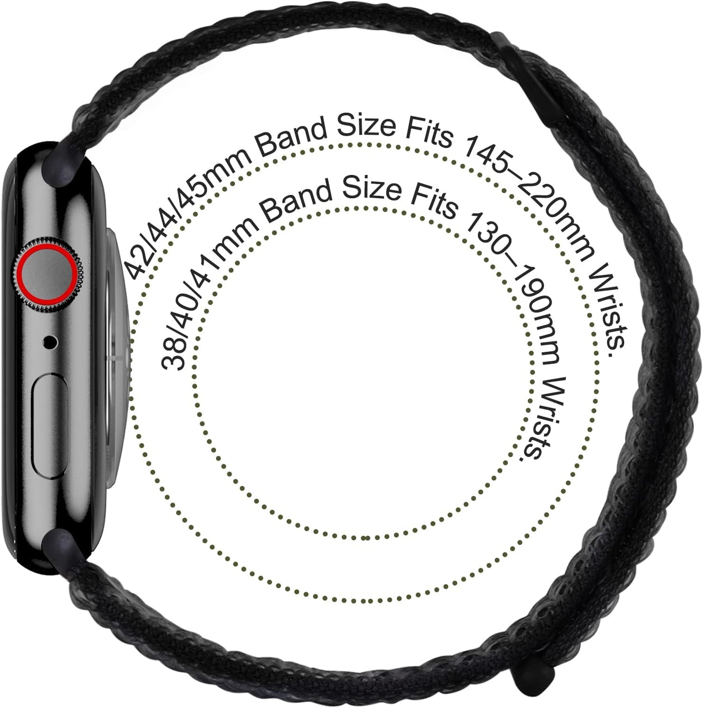 6 Pack Sport Loop Band Compatible with Apple Watch Band 38Mm 40Mm 41Mm 42Mm 44Mm 45Mm 49Mm Iwatch Ultra 2 Series 9 8 7 6 5 SE 4 3 2 1 Ultra Strap Nylon Weave Women Men Stretchy Braided Wristband Breathable