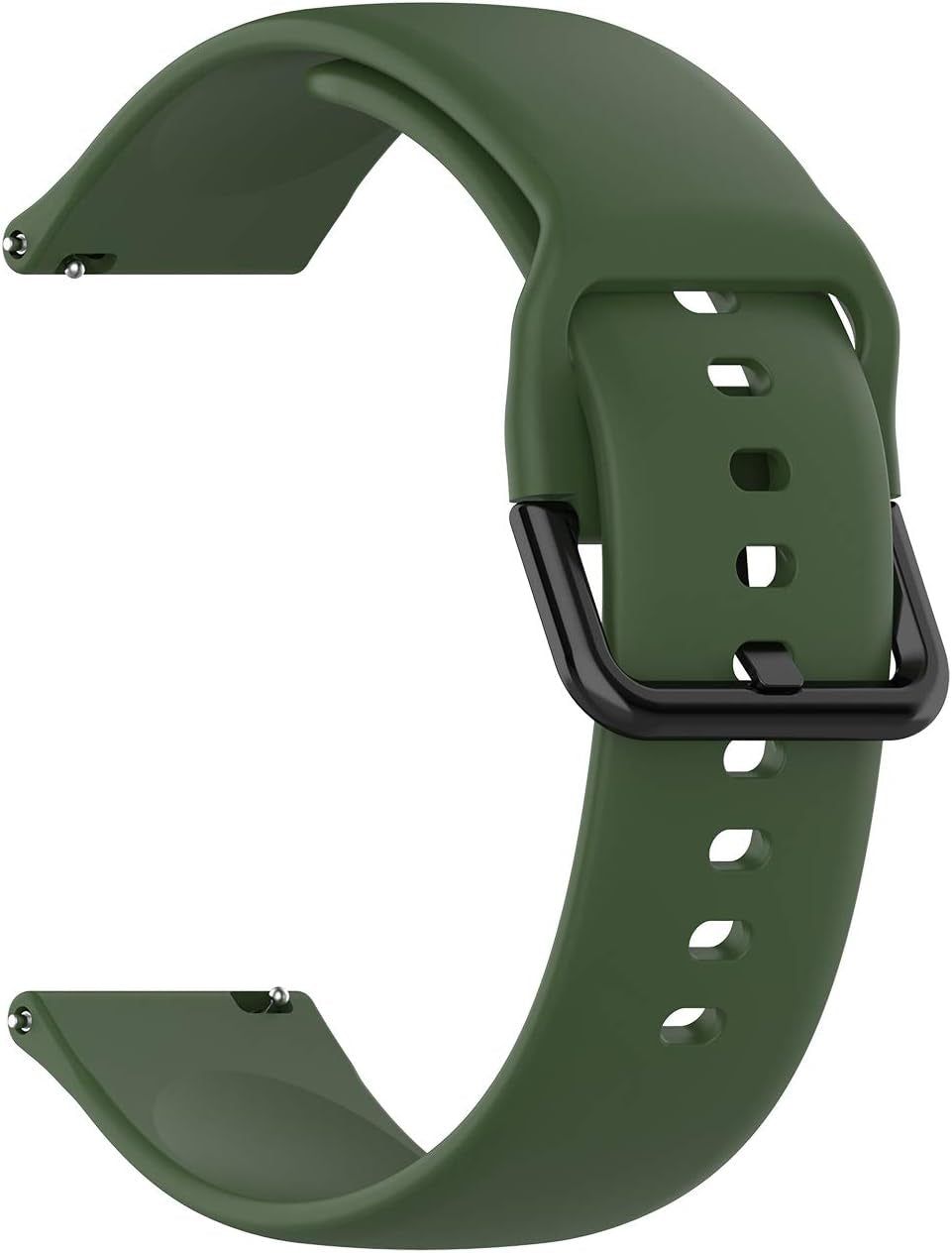 Compatible for Active 2 Watch 44Mm 40Mm/Galaxy Watch 4 Classic 46Mm 42Mm/Watch 3 41Mm Band,20Mm Soft Silicone Replacement Strap for Galaxy Watch Band 6 5 4 40Mm 44Mm/Galaxy Watch 5 Pro 45Mm