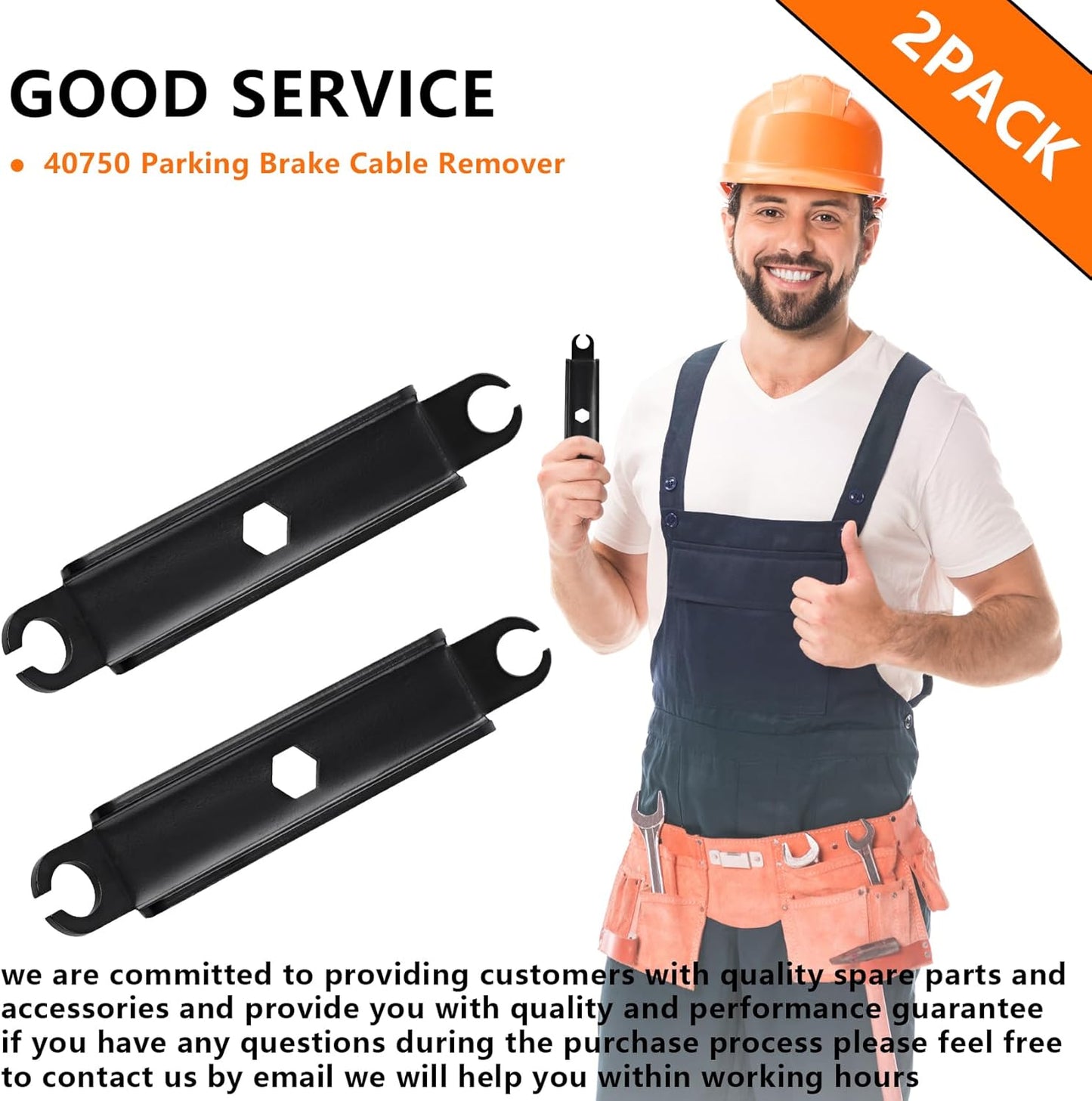Parking Brake Cable Removal Tool, Parking Brake Cable Tool for Ford F-Series, Expeditions, Excursions, Etc., Parking Brake Cable Removal Tool, 40750 Parking Brake Cable Removal Tool, 2-Pack