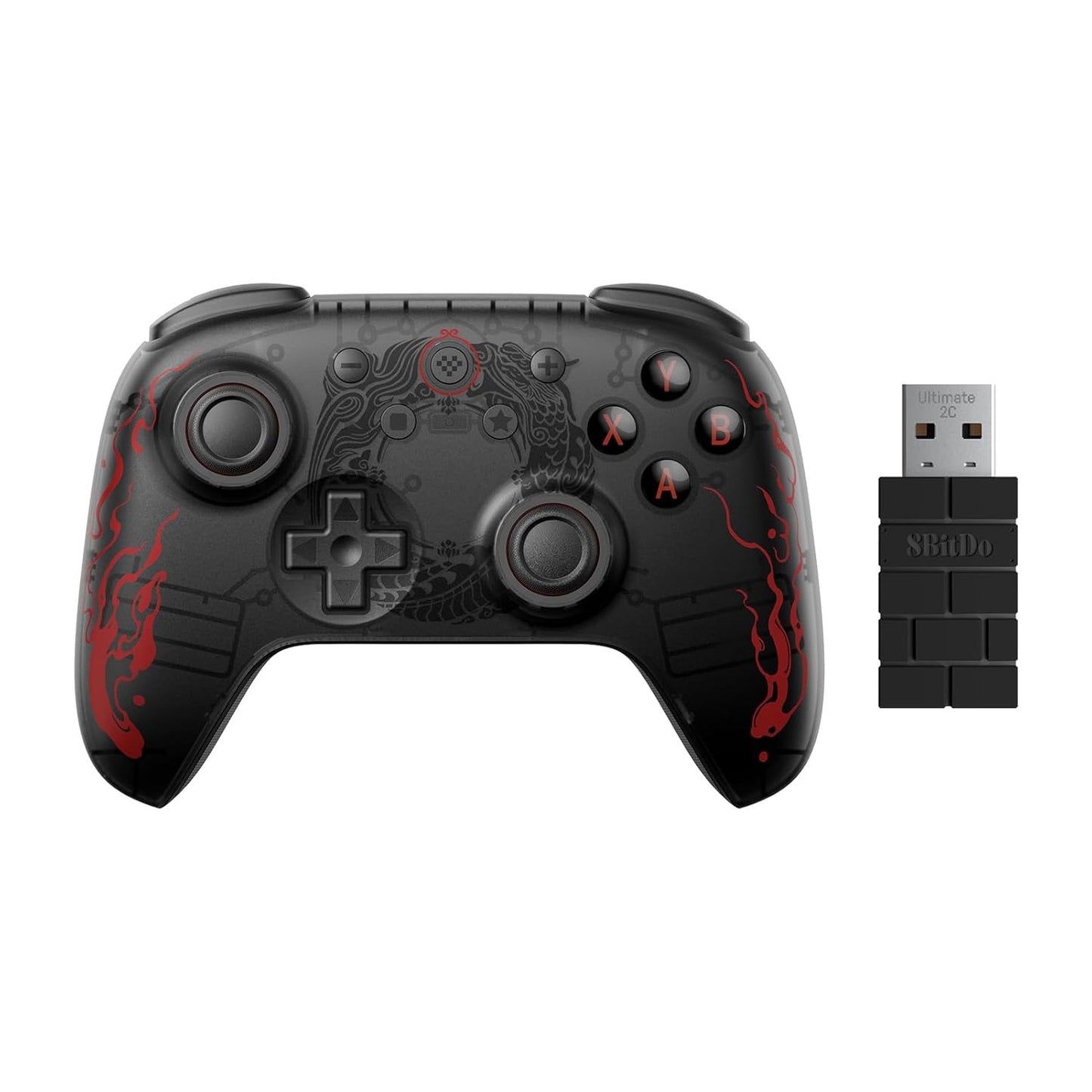 Ultimate 2C Wireless Controller for Windows PC and Android, with 1000 Hz Polling Rate, Hall Effect Joysticks and Triggers, and Remappable L4/R4 Bumpers (Green)