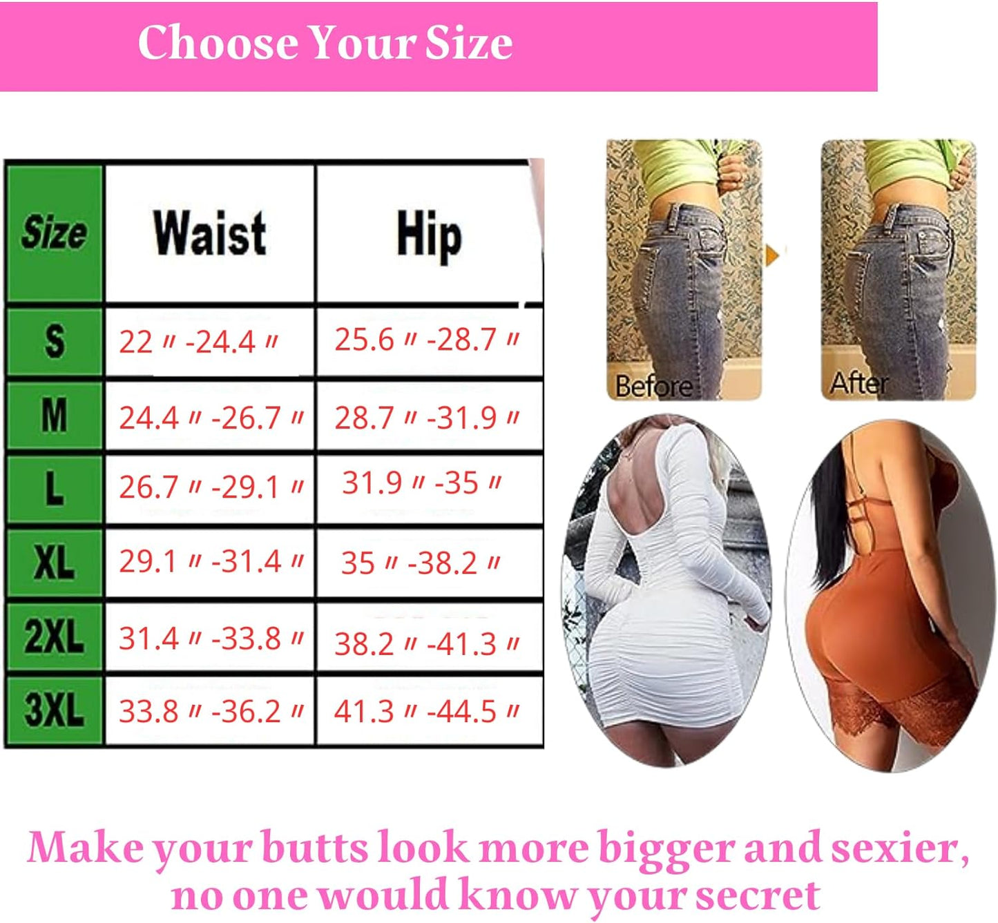 Butt Lifting Shapewear, Butt Lifting Shorts for Women, Tummy Control Butt Lifting Shapewear