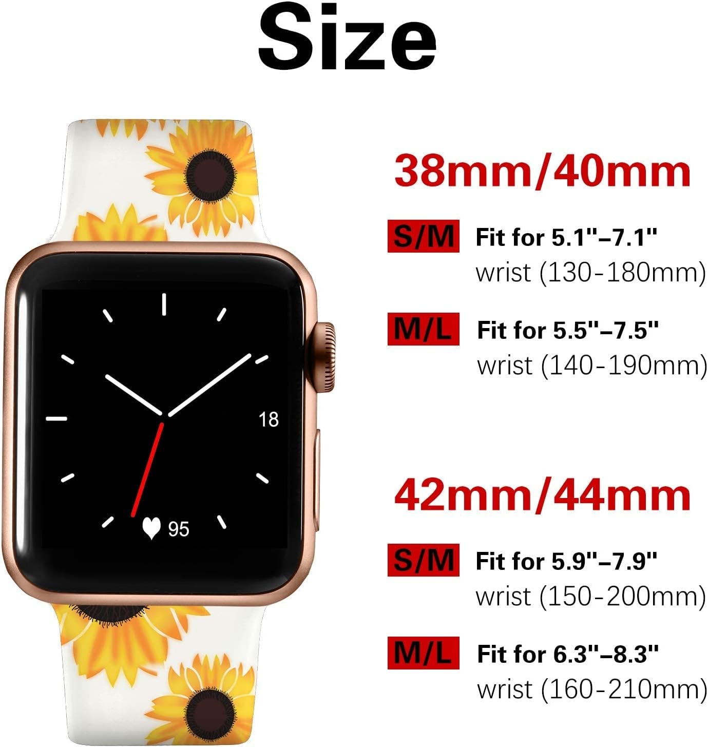 Compatible with Watch Band 38Mm 40Mm 41Mm 42Mm 44Mm 45Mm 49Mm for Women, Butterflies Print Soft Silicone Floral Fadeless Wristband Sport Strap for Watch SE Series 9 8 7 6 5 4 3 2 1 Ultra