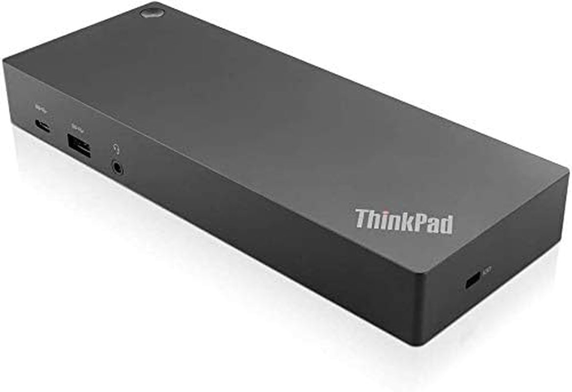 Lenovo Thinkpad Hybrid USB-C with USB-A Dock US (40AF0135US) with USB Type-A Adapter + Zoomspeed HDMI Cable (With Ethernet) + Starter Bundle