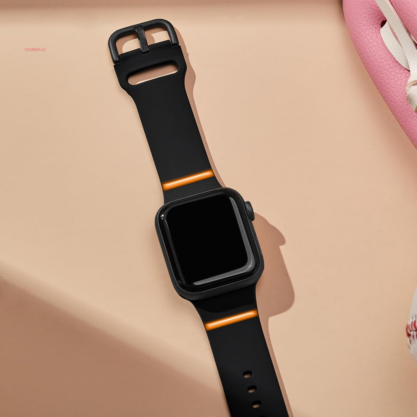 Sport Band Compatible with Apple Watch Bands 49Mm 46Mm 45Mm 44Mm 42Mm 41Mm 40Mm 38Mm, Soft Silicone Wristband Strap with Classic Clasp for Iwatch Series 10 9 Ultra SE 8 7 6 5 4 3 2 1 for Women Men