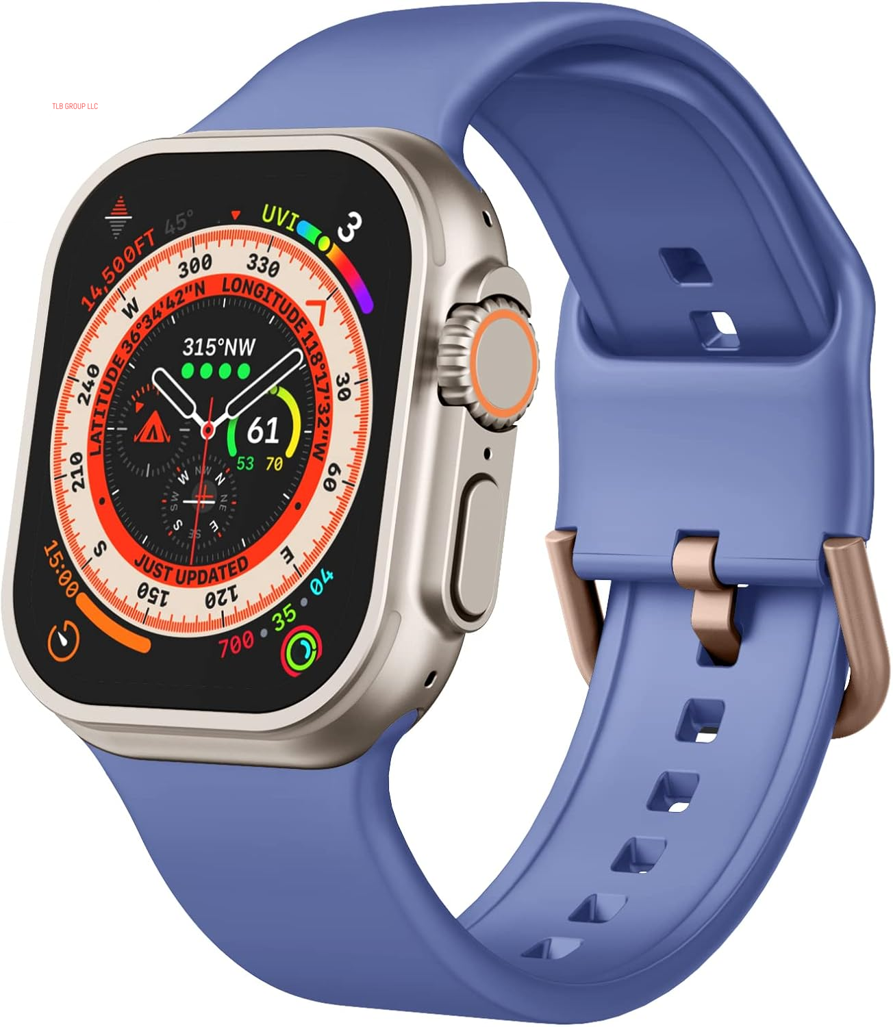 Sport Band Compatible with Apple Watch Bands 49Mm 46Mm 45Mm 44Mm 42Mm 41Mm 40Mm 38Mm, Soft Silicone Wristband Strap with Classic Clasp for Iwatch Series 10 9 Ultra SE 8 7 6 5 4 3 2 1 for Women Men