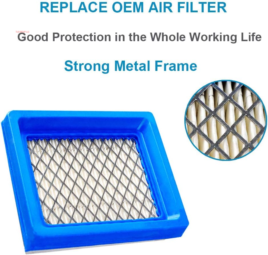 2 Pack XT650 Air Filter with Metal Protection, Compatible with Kohler XT675 Engine 14-083-22-S 14-083-22-S1 Lawnboy Toro Lawn Mower Air Filter