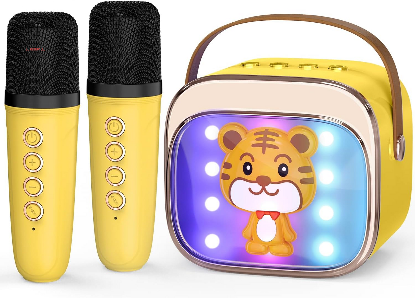 Mini Karaoke Machine for Kids Adults, Portable Bluetooth Speaker with 2 Wireless Microphones, Birthday and Easter Gifts Toys for Girls Ages 3, 4, 5, 6, 7, 8, 9,10,11,12+ Years Old