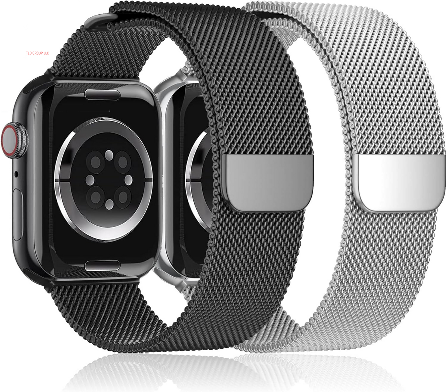 Magnetic Milanese Loop for Apple Watch Band 42Mm 46Mm 40Mm 41Mm 38Mm 44Mm 45Mm 49Mm Women Men,Magnet Stainless Steel Mesh Metal Strap for Iwatch Ultra/2 Series 10 9 8 7 6 5 4,Se/2Nd Generation