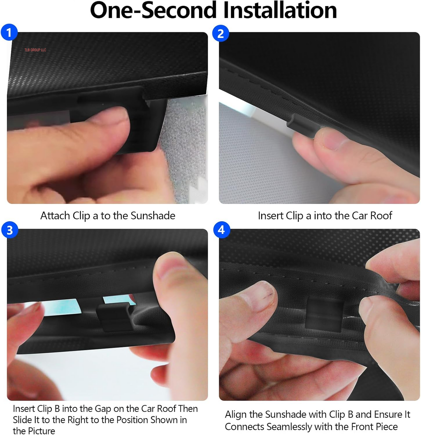 Tesla Model Y Sunshade Roof 2020-2024 3-Gen Heat Insulation Glass Roof Sunshade UV Rays Protection No-Gap Nano Ice-Crystal Coatings for Tesla Model Y Accessories