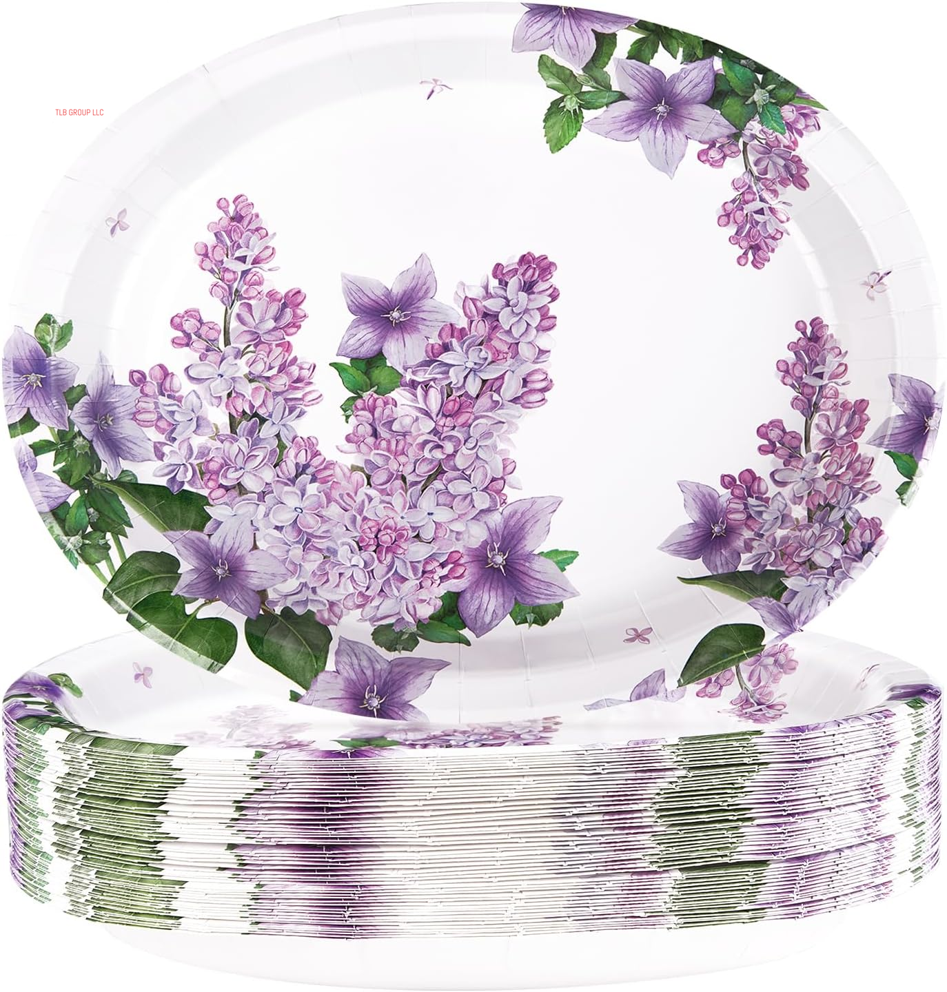 50Pcs Easter Oval Paper Plates 10" X 12" Large Disposable Heavy Duty Color Easter Buffalo Plaid Checkered Paper Platters Spring Rainbow Dessert Plates for Holiday Dinner Birthday Party Supplies