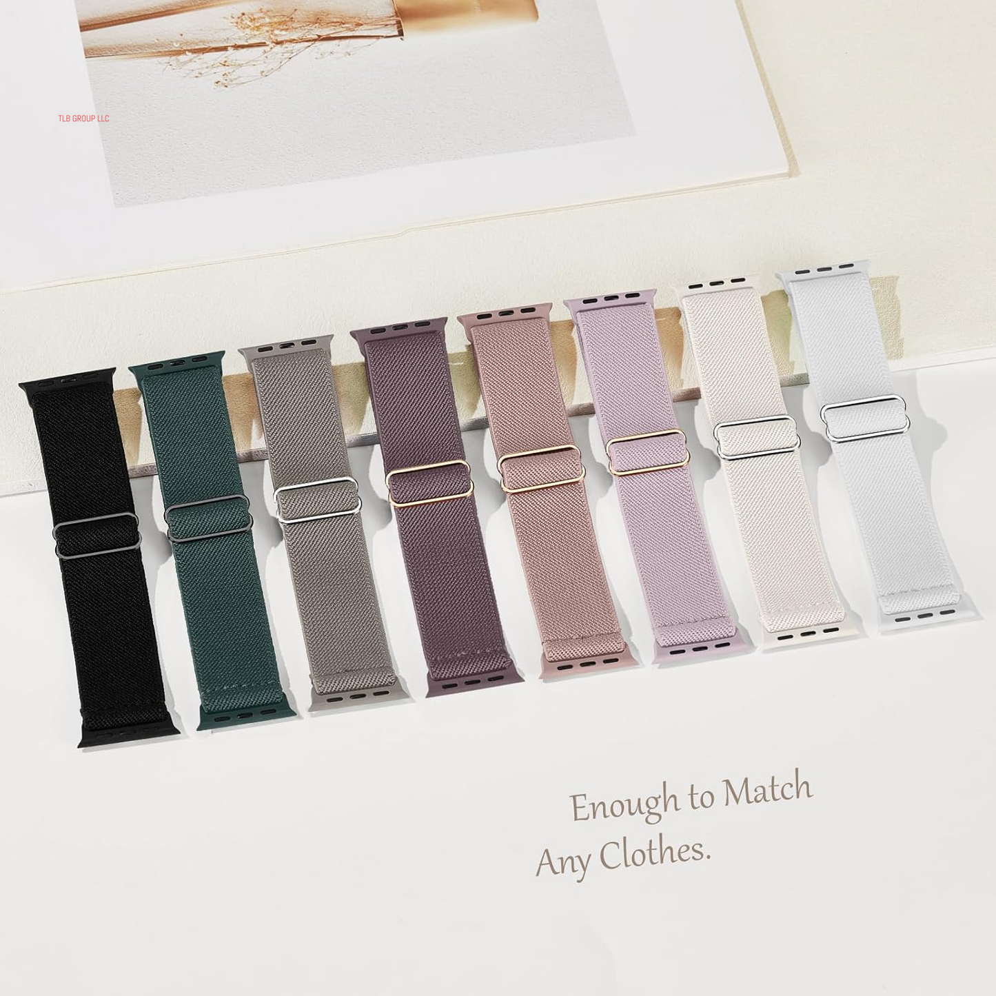 14 Pack Braided Stretchy Solo Loop Compatible with Apple Watch Band 38Mm 40Mm 41Mm 42Mm 44Mm 45Mm 46Mm 49Mm Women Men