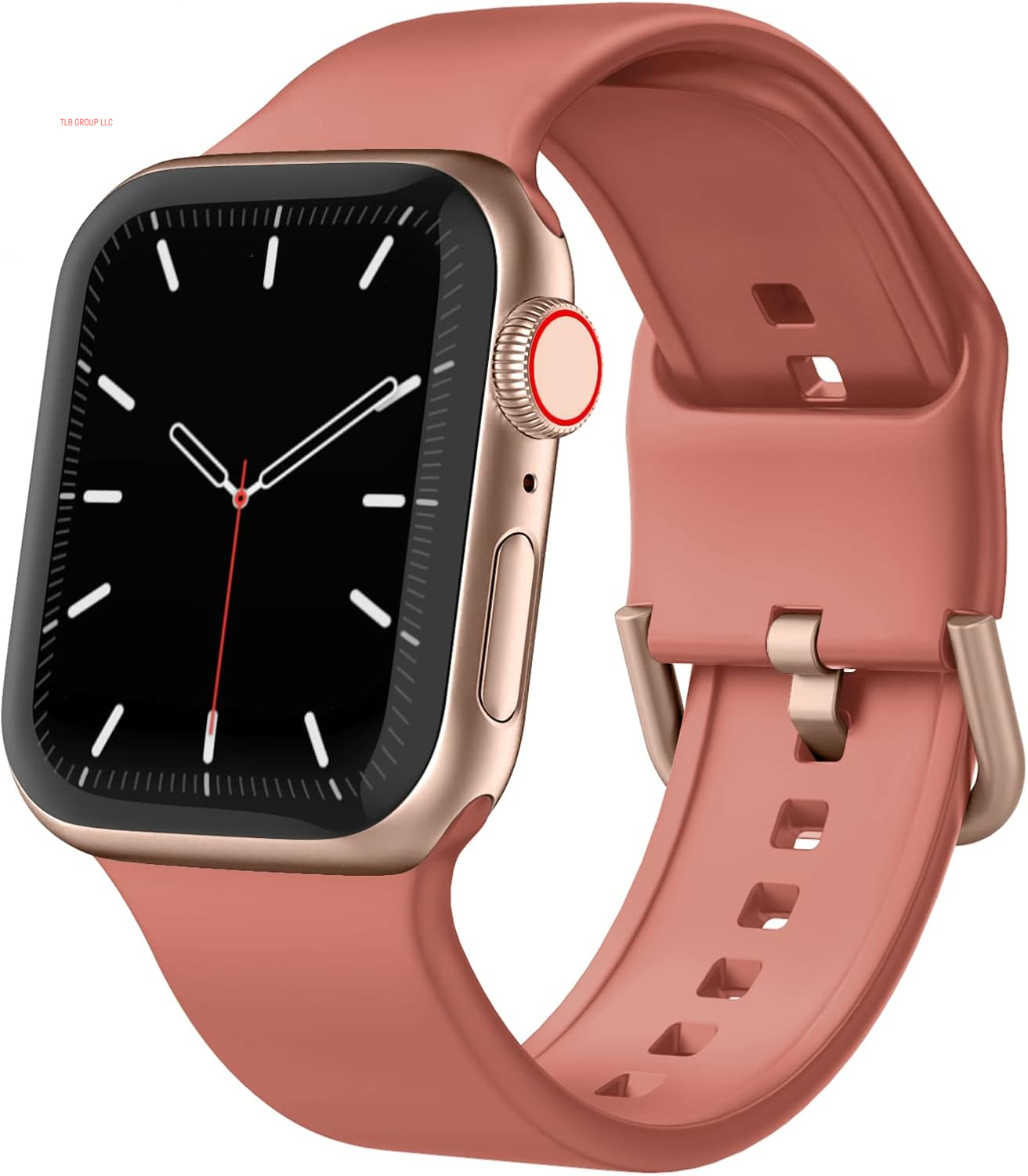 Sport Band Compatible with Apple Watch Bands 49Mm 46Mm 45Mm 44Mm 42Mm 41Mm 40Mm 38Mm, Soft Silicone Wristband Strap with Classic Clasp for Iwatch Series 10 9 Ultra SE 8 7 6 5 4 3 2 1 for Women Men