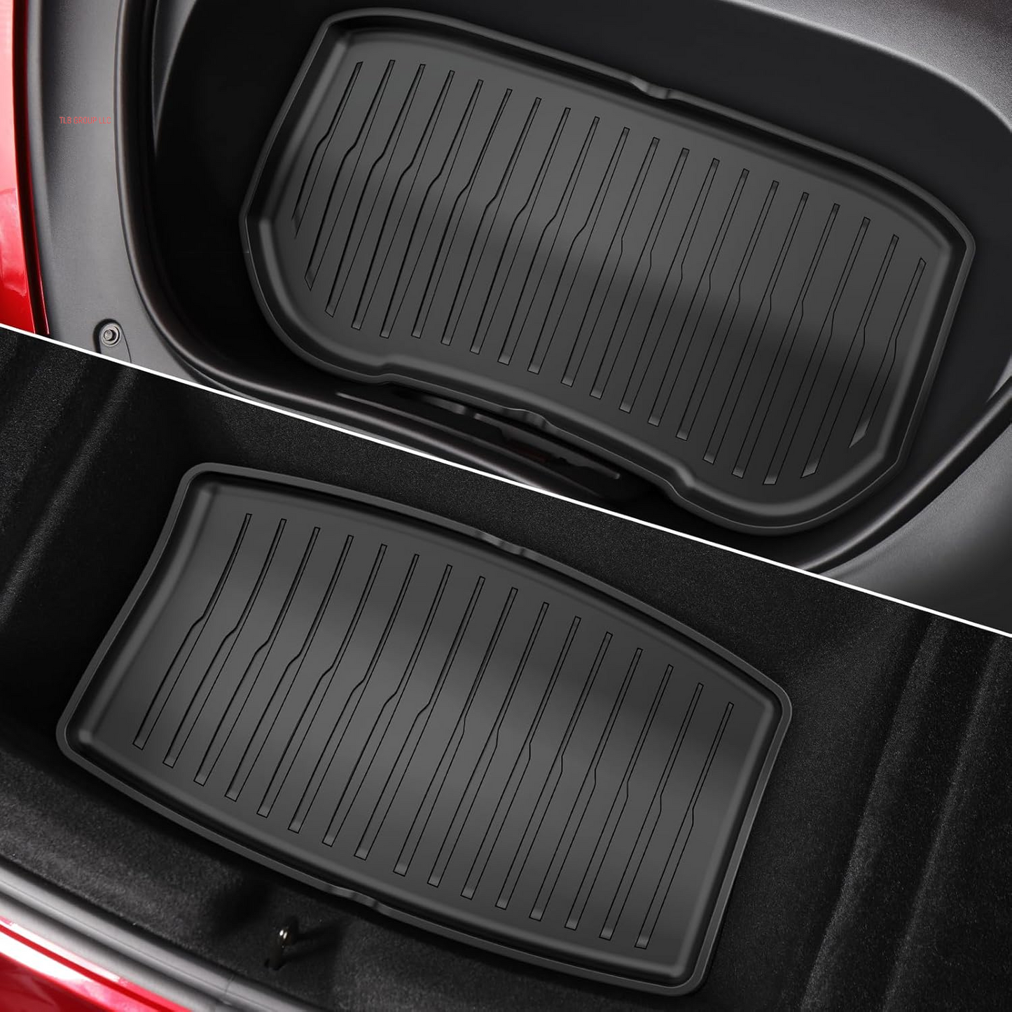 2025 New Version Tesla Model 3 Highland Extra-Thick Floor Mats Custom Fit All Weather TPE Cargo Liner Cargo Trunk Accessories,Compatible 2021-2025 (Tesla Model 3 Floor Mats Set of 6)