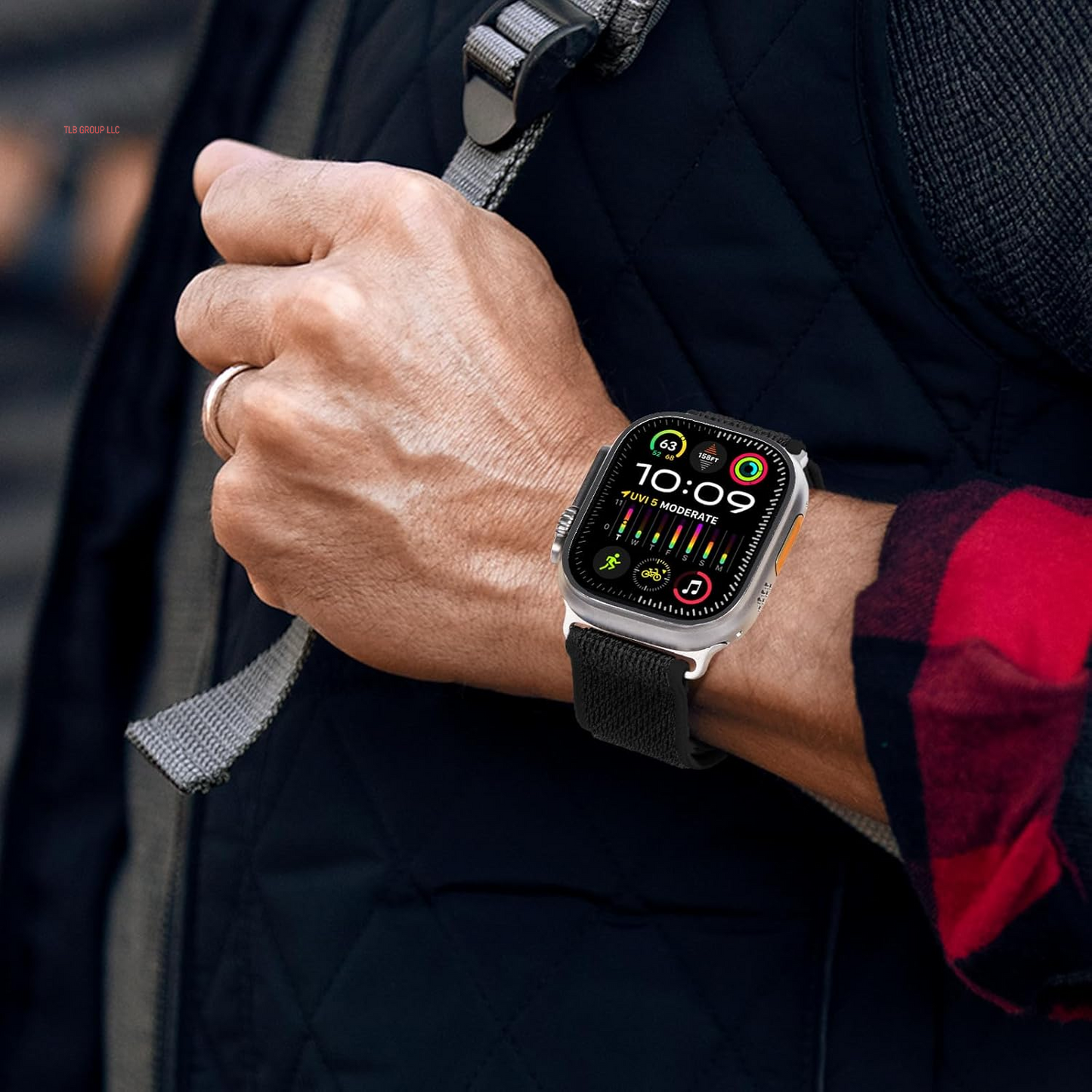 Trail Loop Nylon Band Compatible for Apple Watch Ultra Band Ultra 2 Series 9 Series 8 Series7 SE 6 5 4 3 2 1