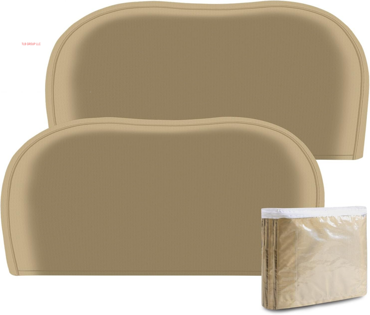 Outdoor Waterproof Tire Covers Set of 4 - Uv-Proof Trailer Wheel Cover Windproof Tire Protector for RV Jeep Trailers Camper Van Truck, Universal Tire Covering Fits Diameters 27"-29", Gray