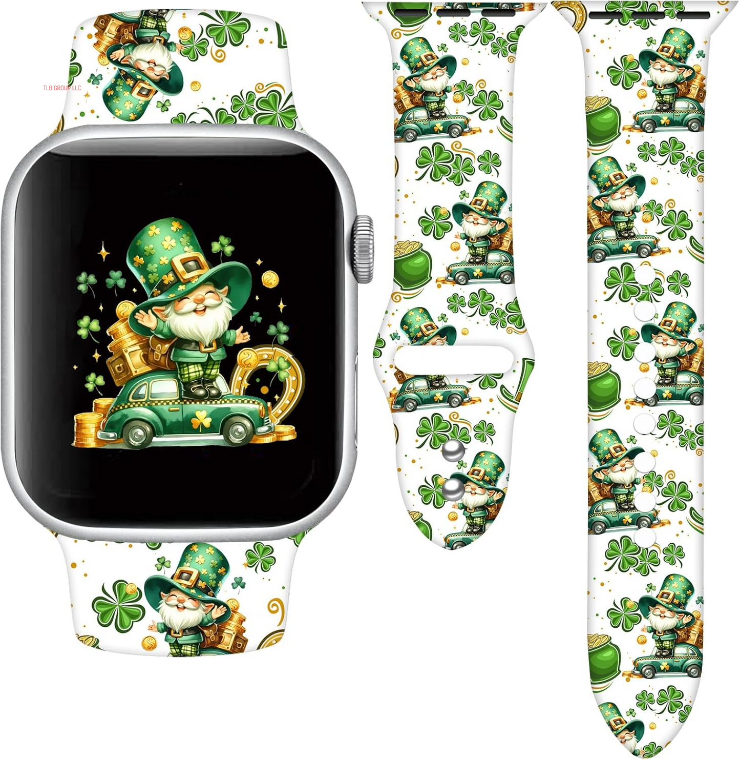 Holidays Watch Band Compatible with Apple Watch 38Mm 40Mm 41Mm 42Mm 44Mm 45Mm 49Mm for Women Men,Soft Silicone Replacement Sport Accessories Strap Replacement Wristband for Iwatch Series Ultra 9 8 7 6 5 4 3 2 1 SE