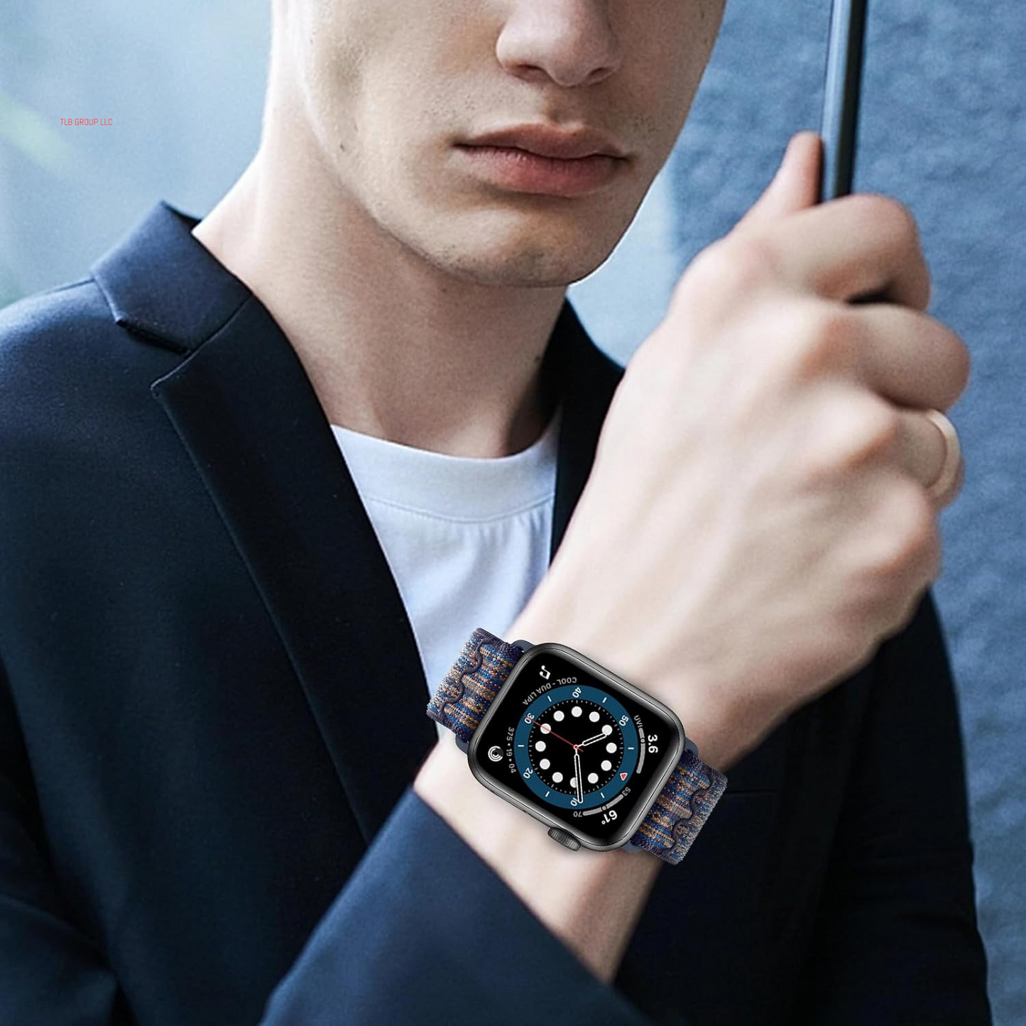 Sport Loop Nylon Band Compatible with Apple Watch Band 38Mm 40Mm 41Mm 42Mm 44Mm 45Mm 49Mm Ultra 2 Iwatch Series 9 8 7 6 SE 5 4 3 2 1 Strap, Fit for Iphone Watch Band Women Men Stretchy